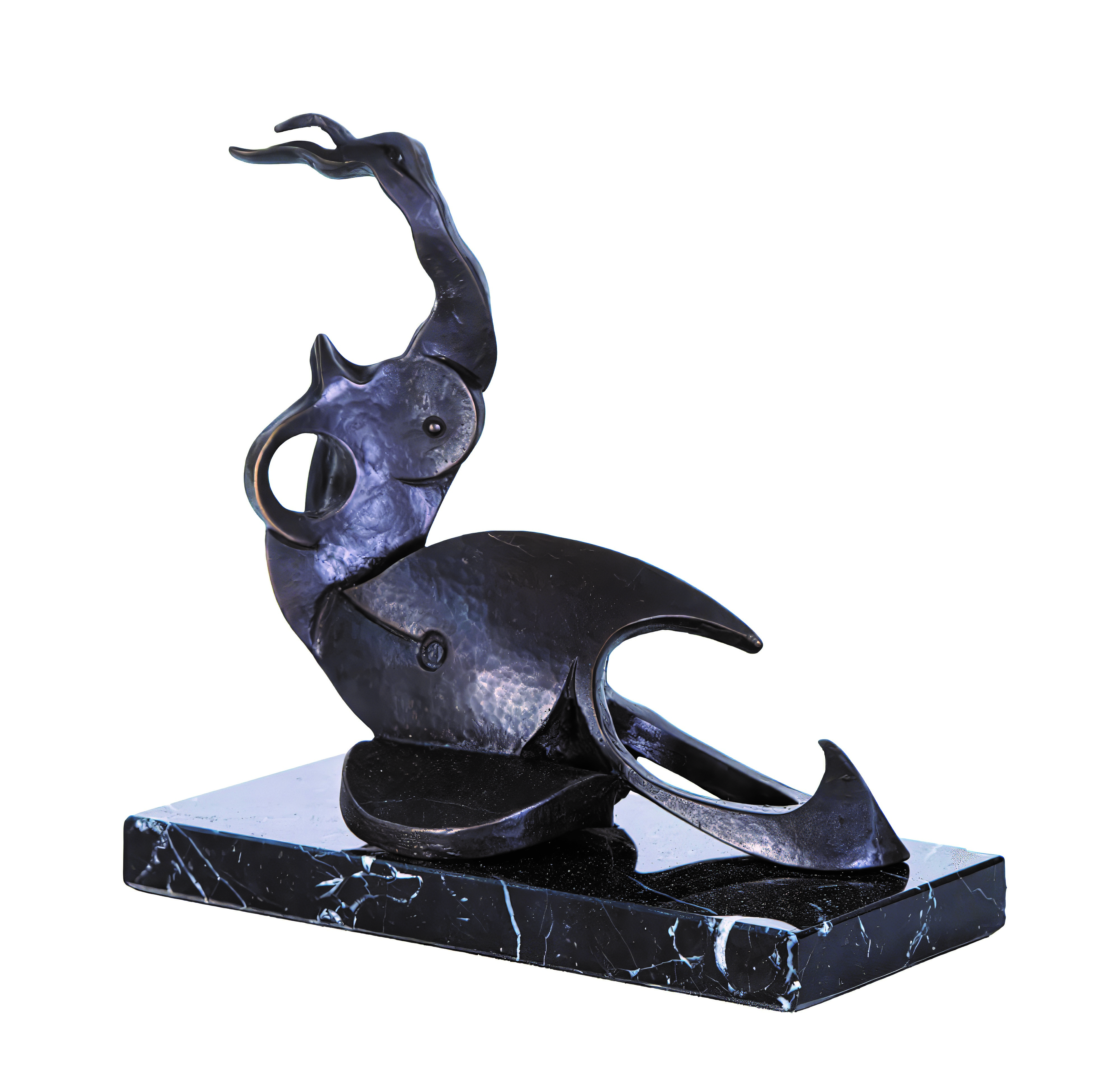 PABLO GARGALLO (Maella, Zaragoza, 1881 – Reus, Tarragona, 1934)
"Petite bacchante sans feuille". (1932)

Bronce
17,4 × 19,5 × 9 cm

Firmado «Gargallo» grabado en el bronce. 
Sin numerar.

Esta obra, concebida en 1932, es una primera fundición sin numerar 
