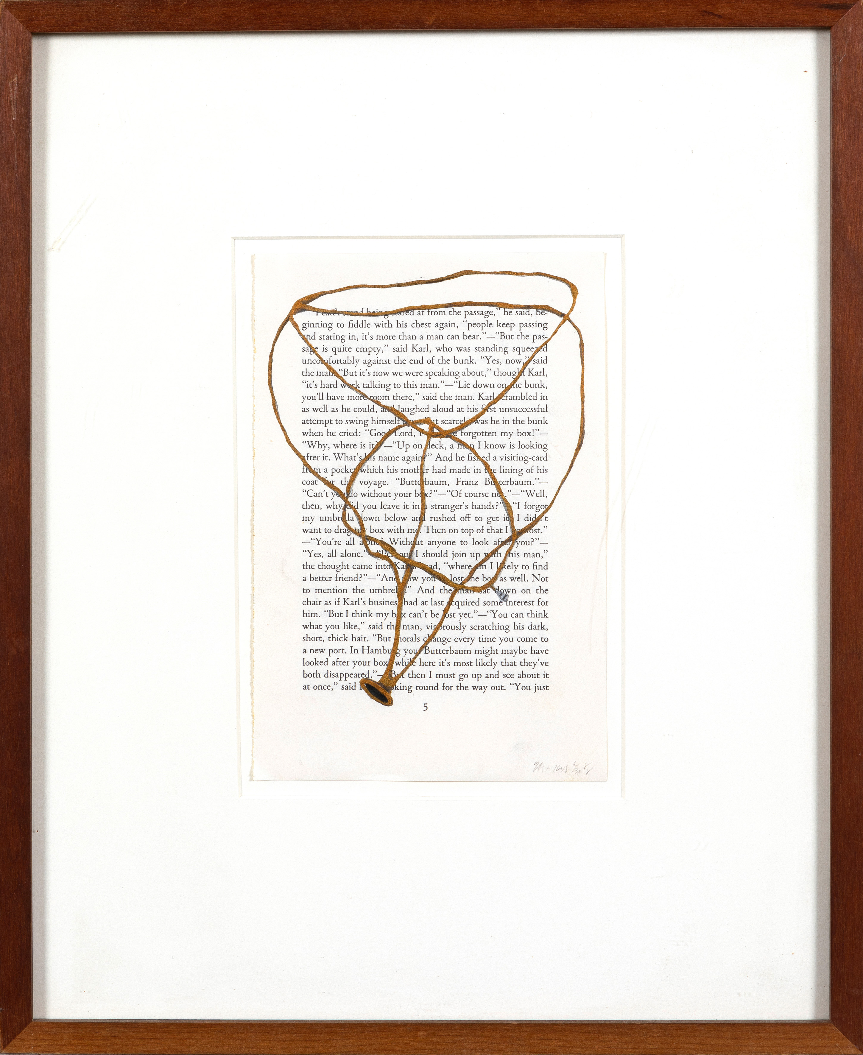 TIM ROLLINS + KOS (Pittsfield, Maine 1955-New York 2017)
"Study for Amerika". 1988 
Acuarela y...