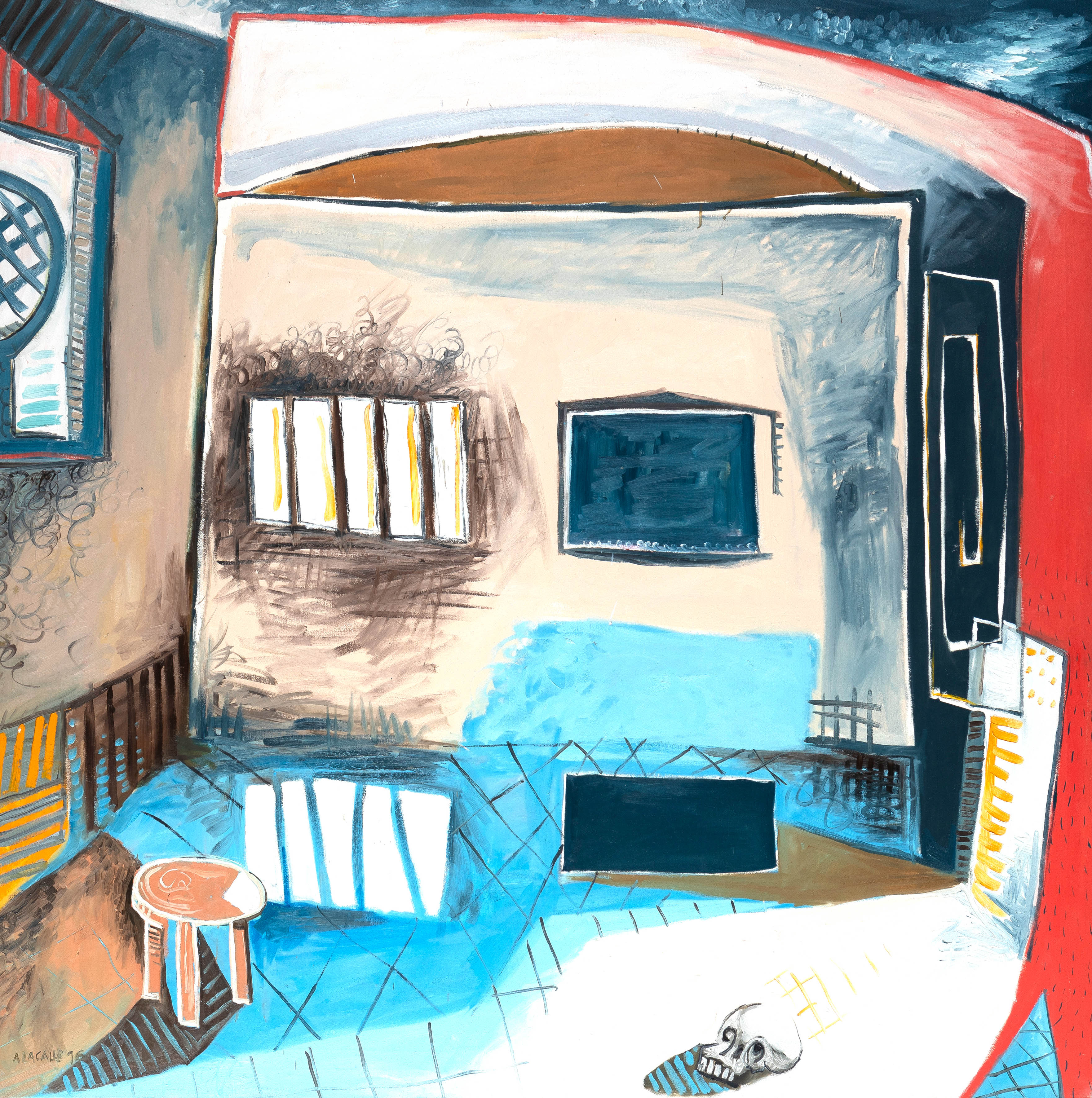 ABRAHAM LACALLE (Almería 1962)
"La Canina II".1996
Óleo sobre lienzo
Firmado y fechado...
