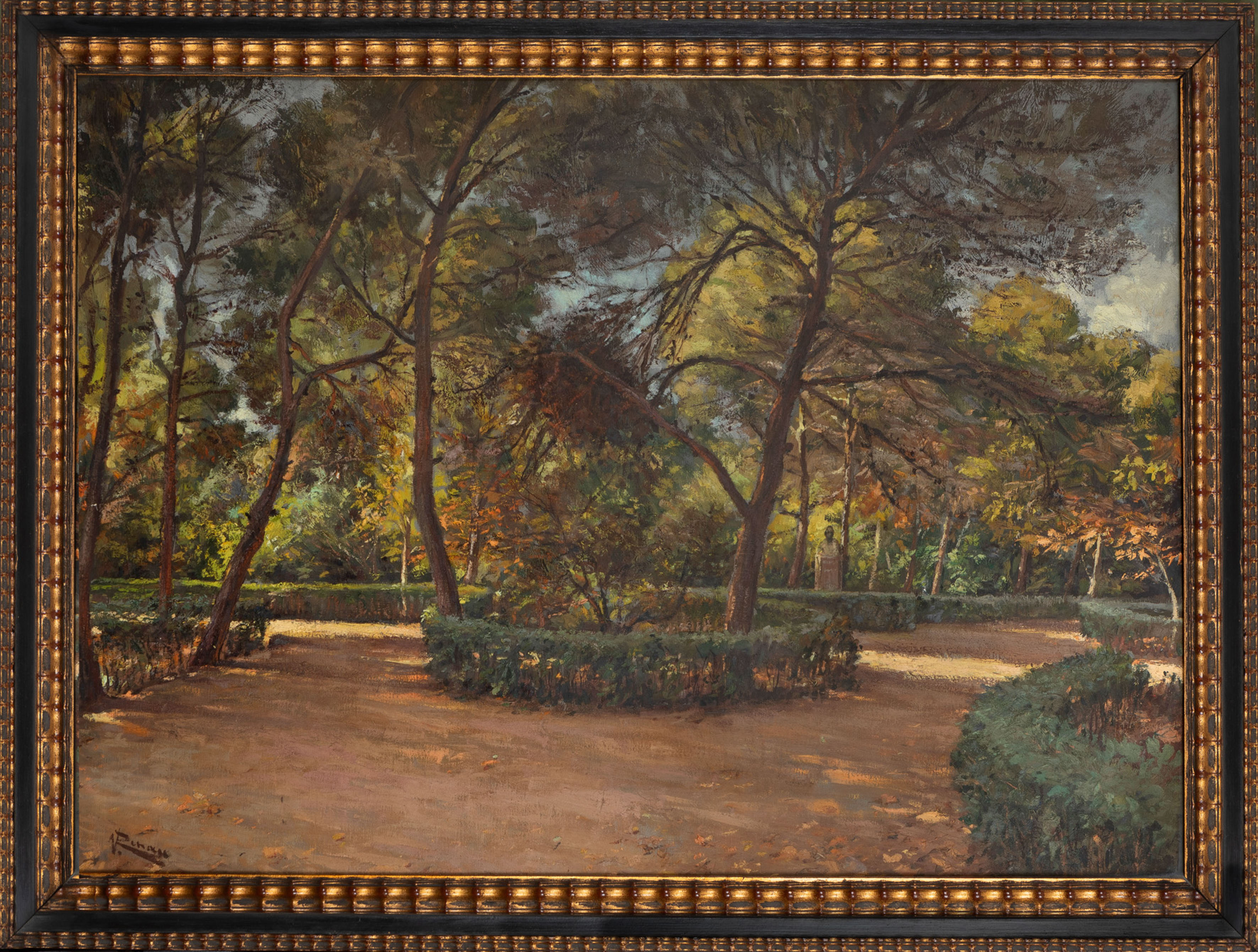 ESCUELA ESPAÑOLA, S. XX
"Otoño en el Retiro"