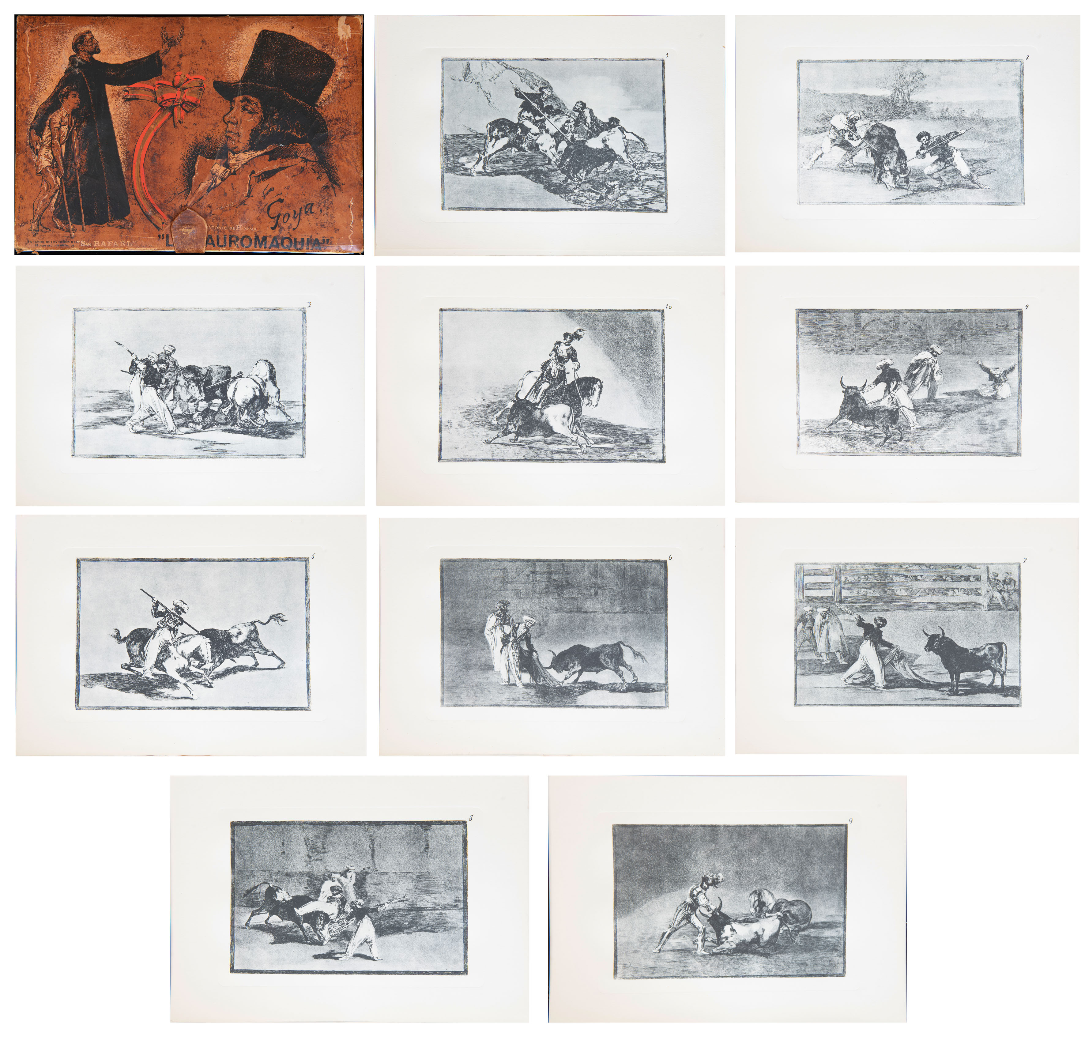 FRANCISCO DE GOYA Y LUCIENTES (Fuentedetodos 1746 - Burdeos 1828)
La Tauromaquia
Grabado al...