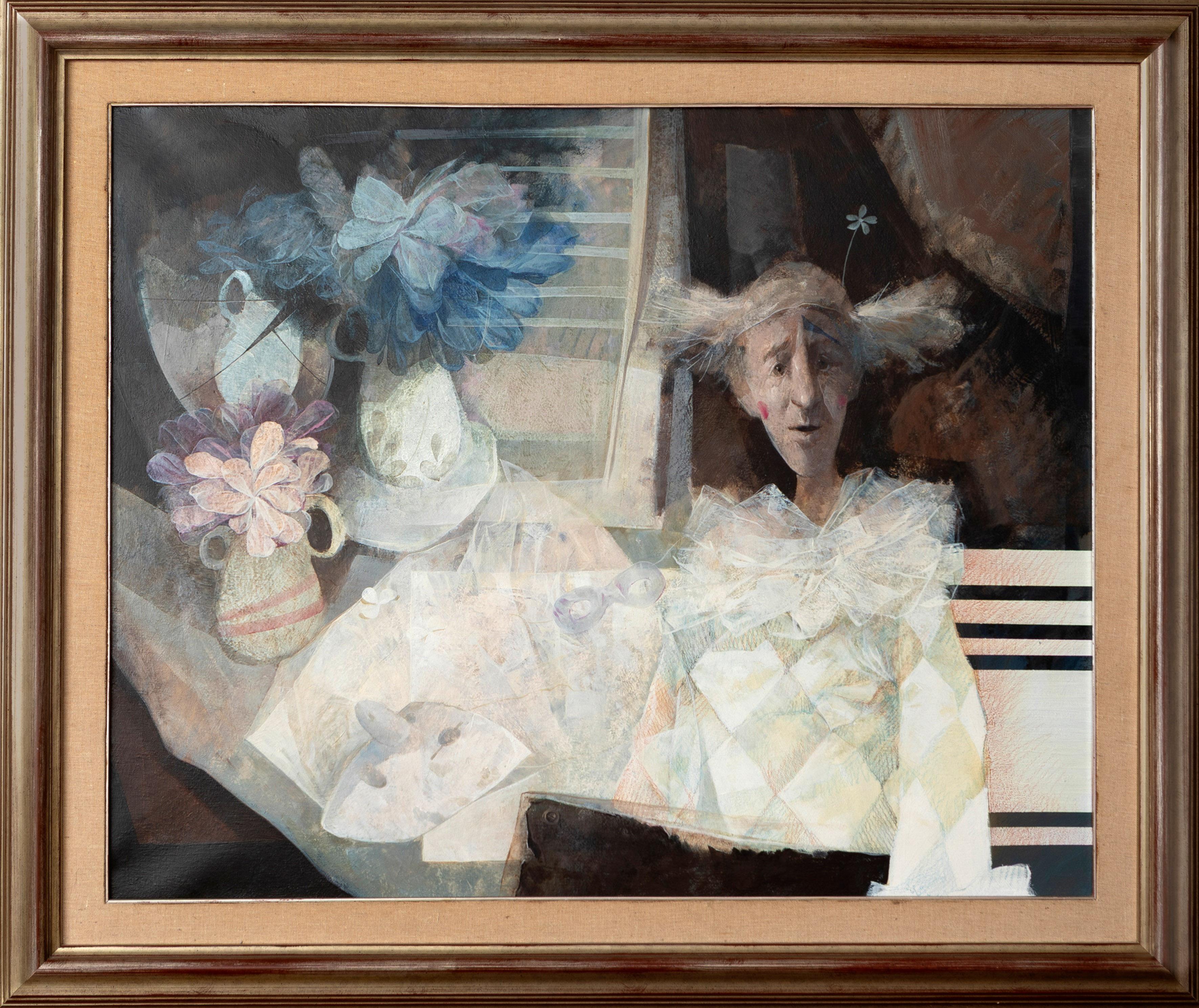 LÓPEZ
"Payaso en un interior"
Oleo sobre lienzo
Firmado
Medidas: 81 x 100 cm.
