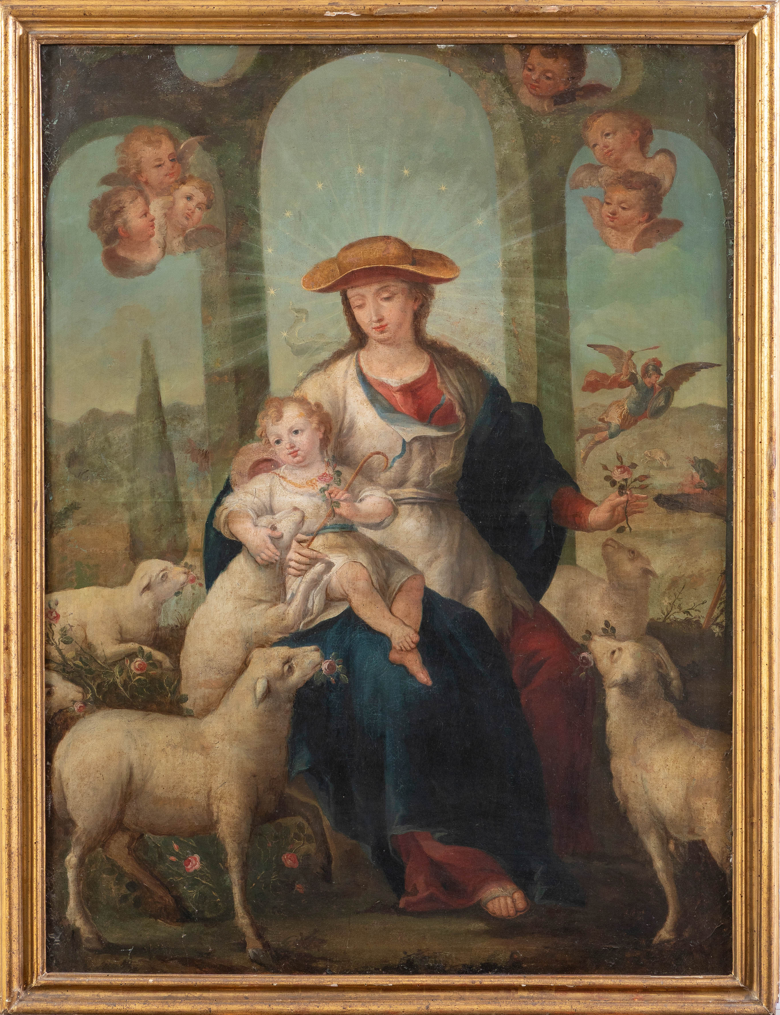 Escuela andaluza, S. XVIII
"Divina pastora"