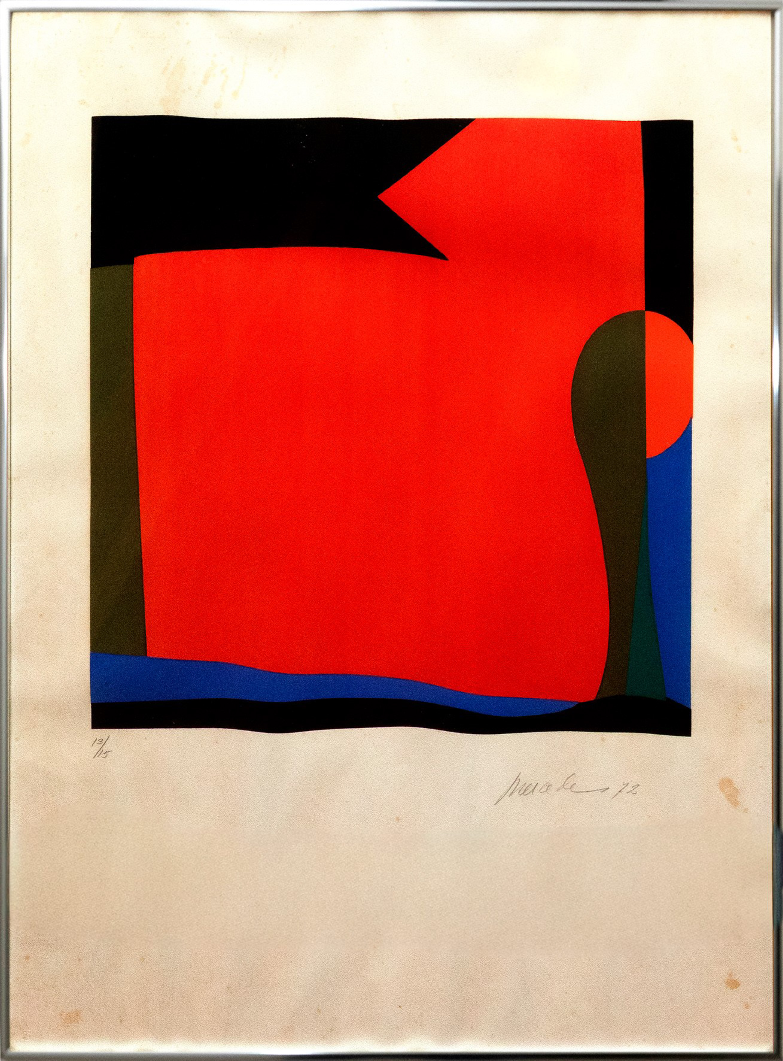 MERCEDES PARDO PONTE (Caracas, 1921-2005)
“Formas geométricas”
1972
Medidas: 74 x 55 cm.
Serie...