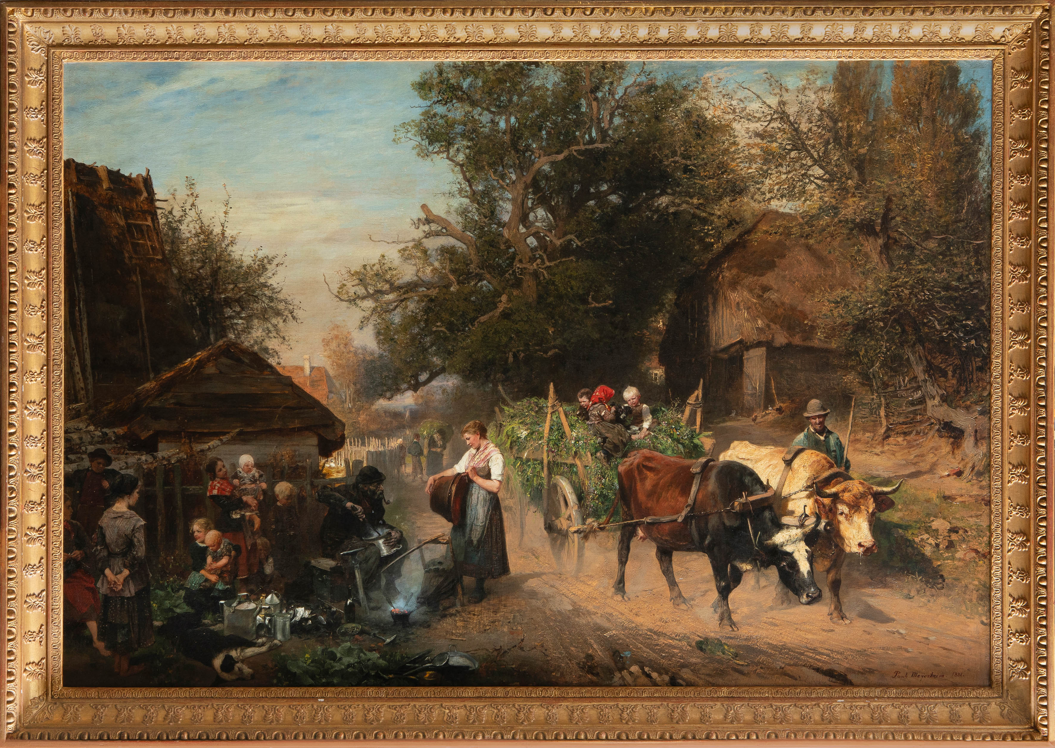 PAUL FRIEDRICH MEYERHEIM (Berlín, 1842-1915)
"El calderero"
1881
Óleo sobre lienzo.
Medidas: 86 x...