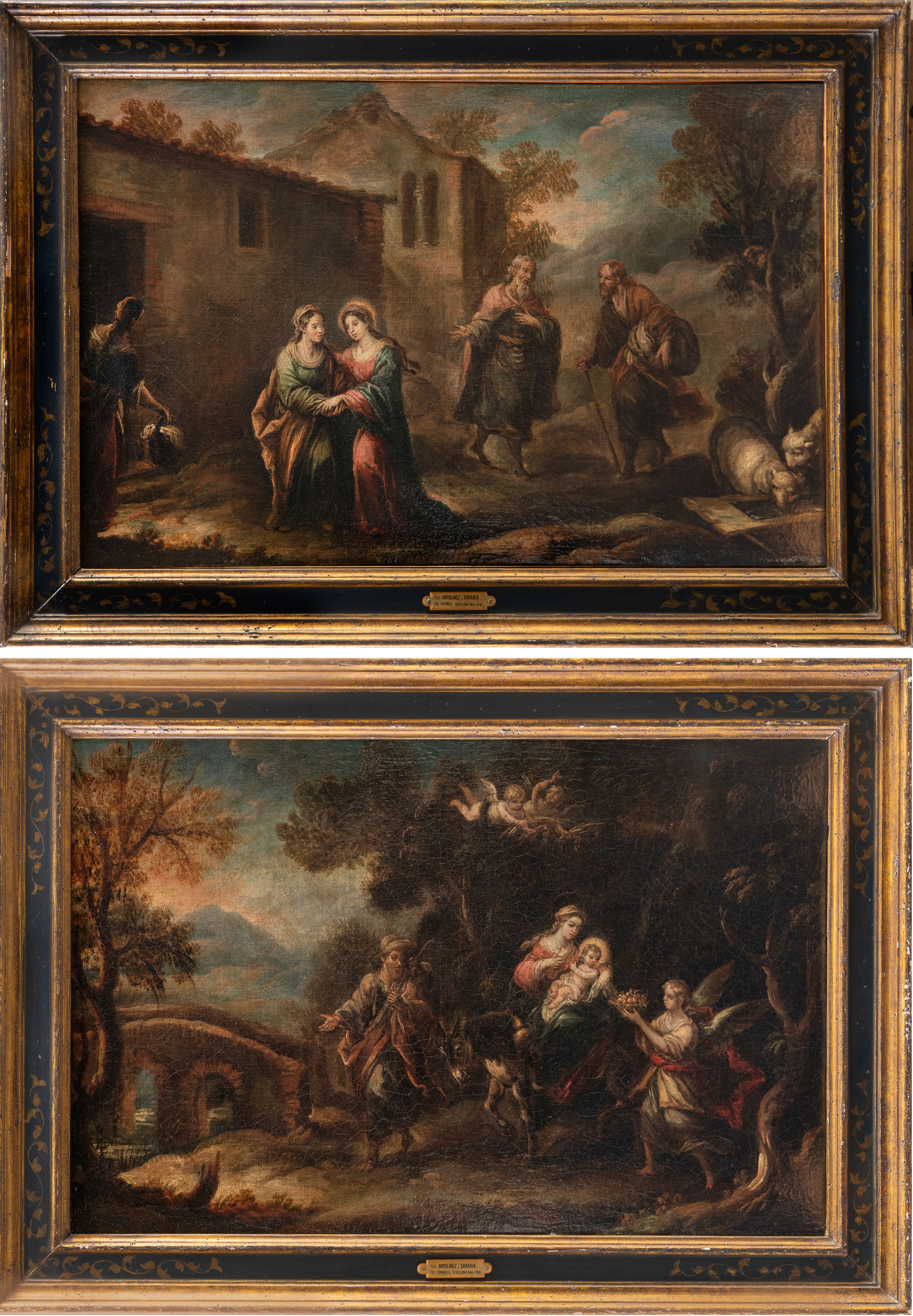 FRANCISCO ANTOLÍNEZ Y SARABIA (Sevilla, ca. 1645-Madrid, 1700)
Visitación
Óleo sobre...