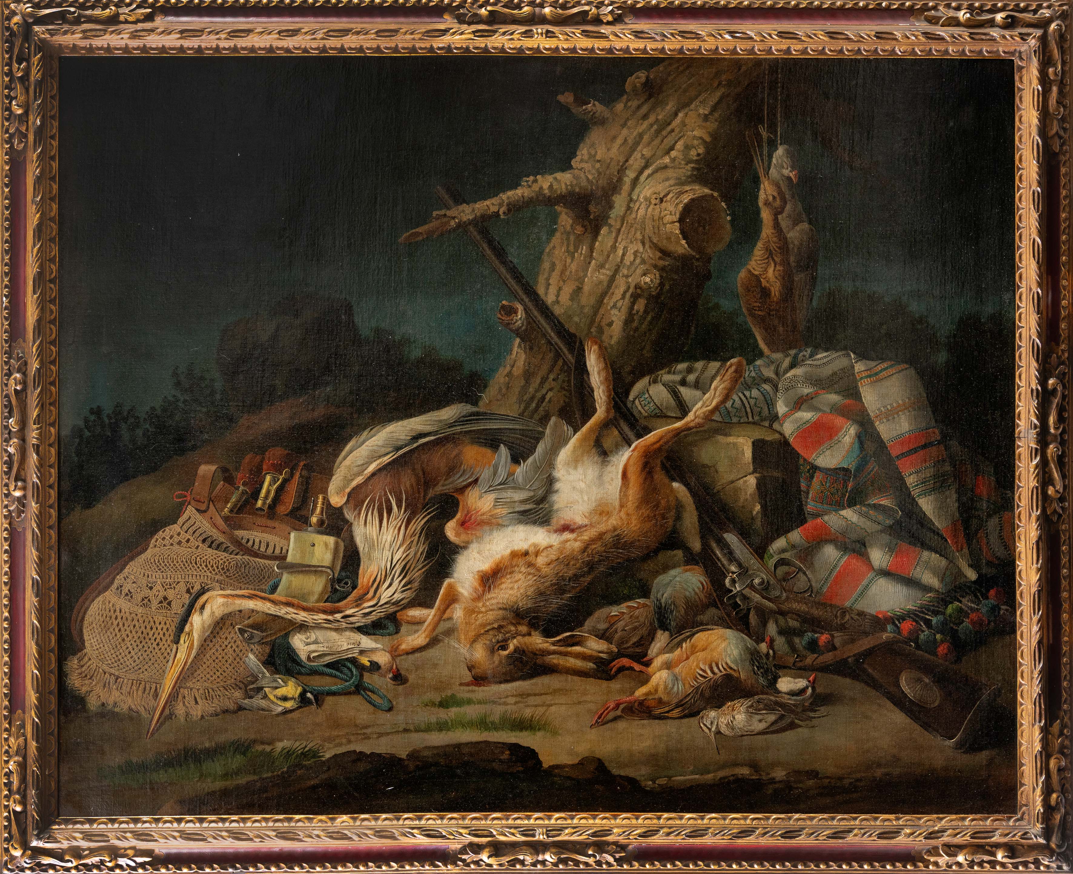 AUGUSTO RAMEL Y CHATENAY (Grenoble, 1827-Valencia, 1872)
"Bodegón de caza"
Óleo sobre...