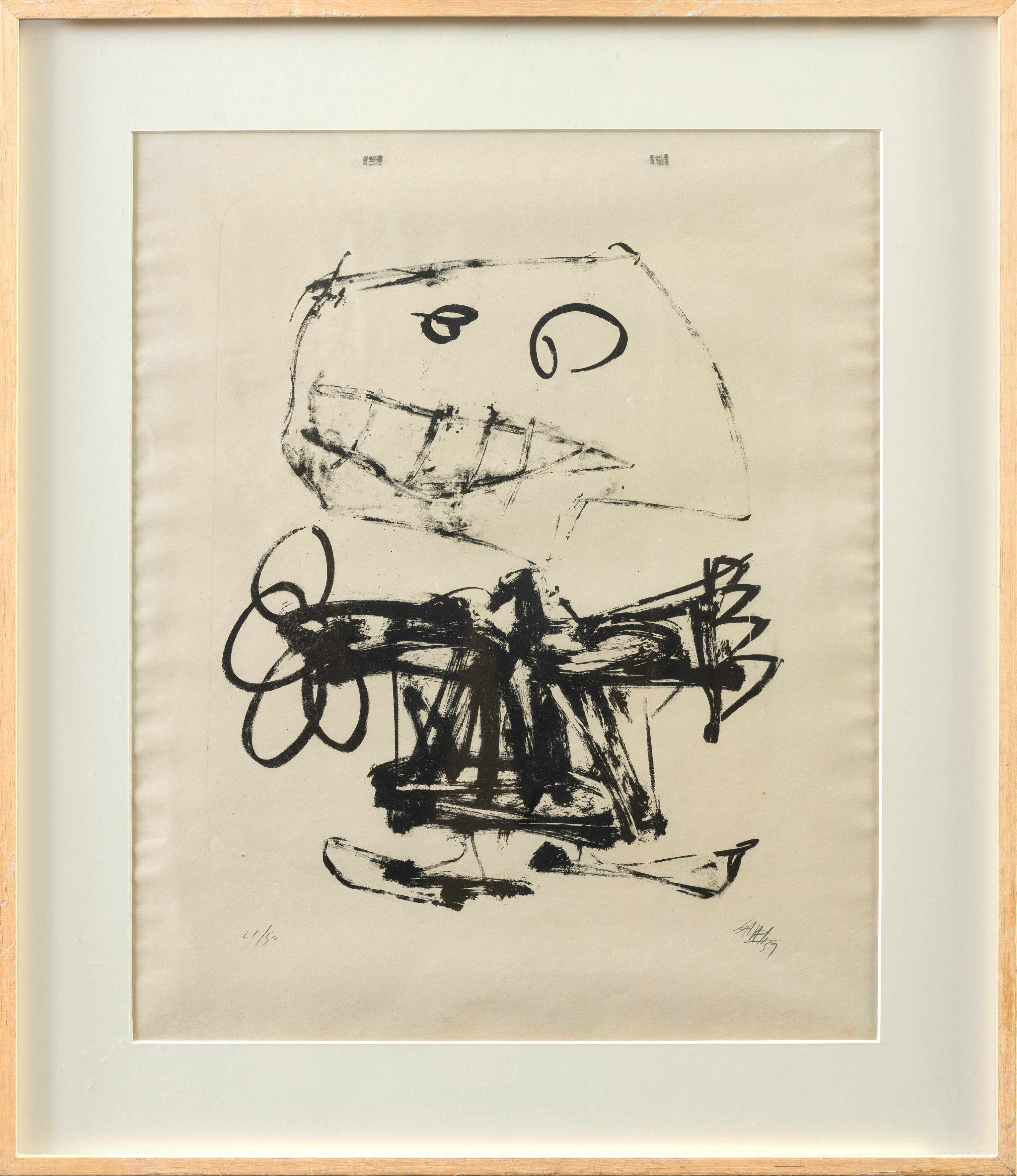 ANTONIO SAURA (Huesca 19390-Cuenca 1998)
"Patachai". 1959
Litografía sobre papel
Firmado y fechado...