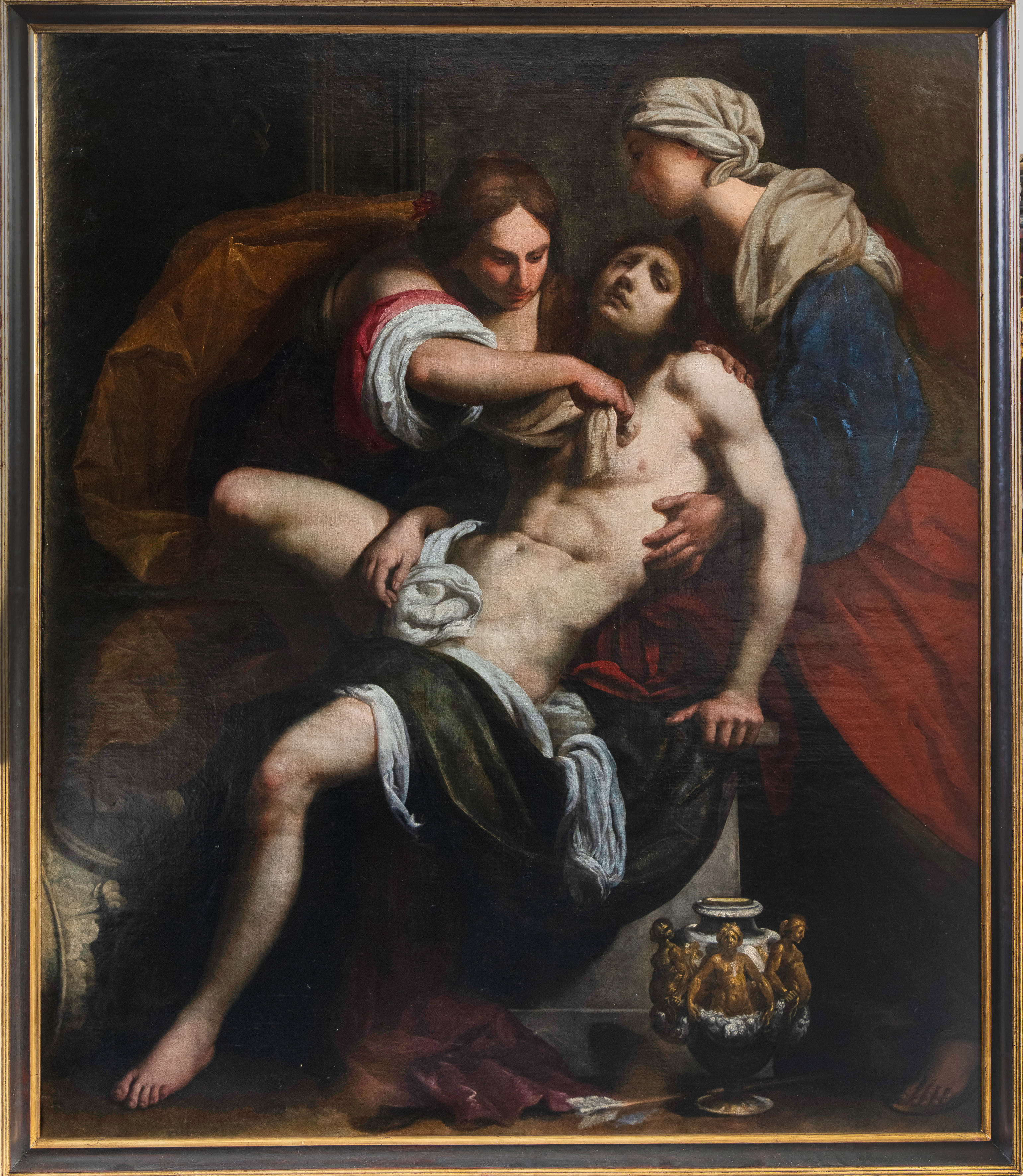 FRANCESCO FURINI (Florencia, ca. 1600-1646)
Santa Irene curando a San Sebastián
Óleo sobre...