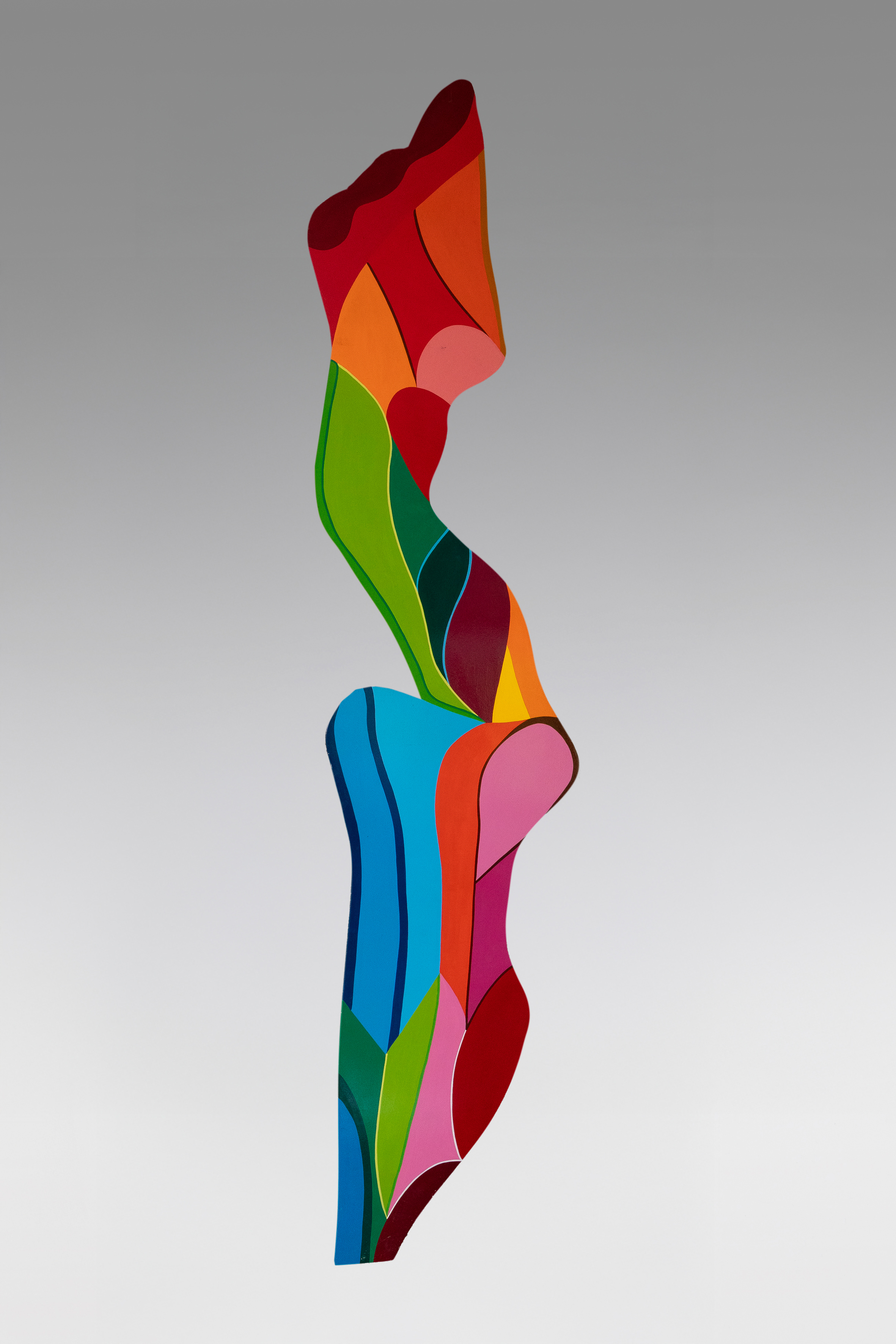 BÁRBARA WEIL (Chicago 1933-Mallorca 2018)
“Mujer”
Chapa recortada con fibra de vidrio y pintura...