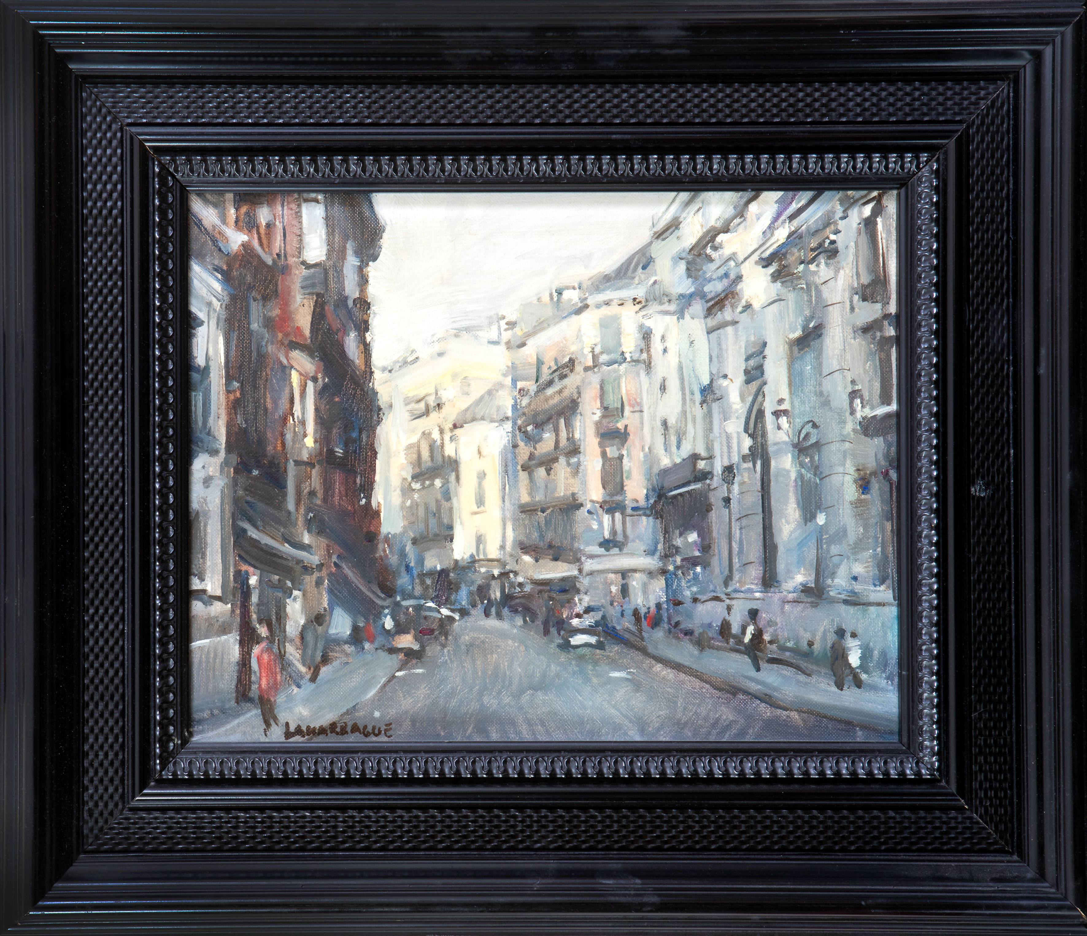 CARLOS LAHARRAGUE RODRÍGUEZ-BAUZA (Madrid, 1936-2018)
Calles de París
Óleo sobre lienzo.
Medidas:...