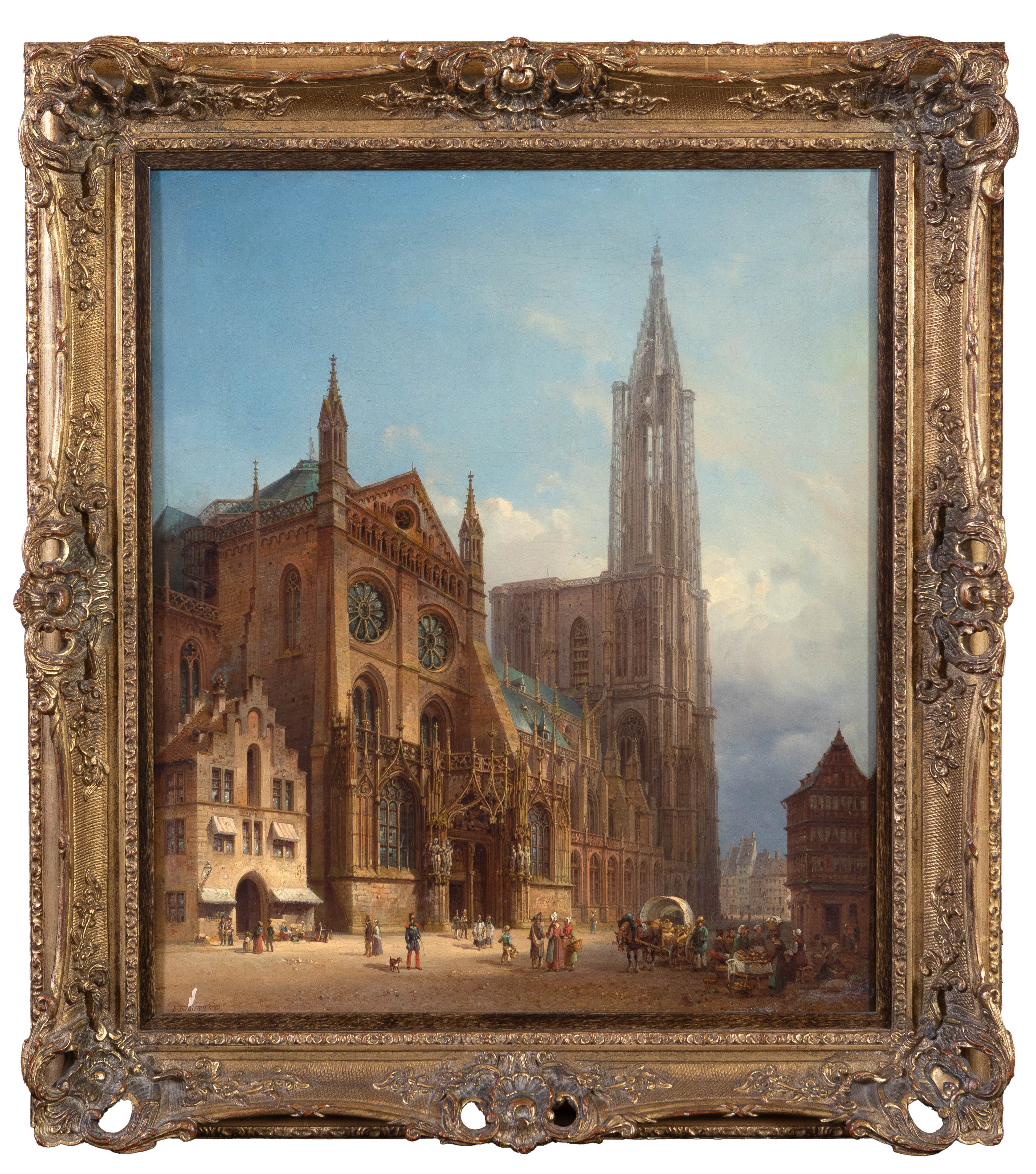 FRIEDRICH EIBNER (Hipolstein, 1826-Múnich, 1877)
Catedral de Estrasburgo
1855
Óleo sobre...