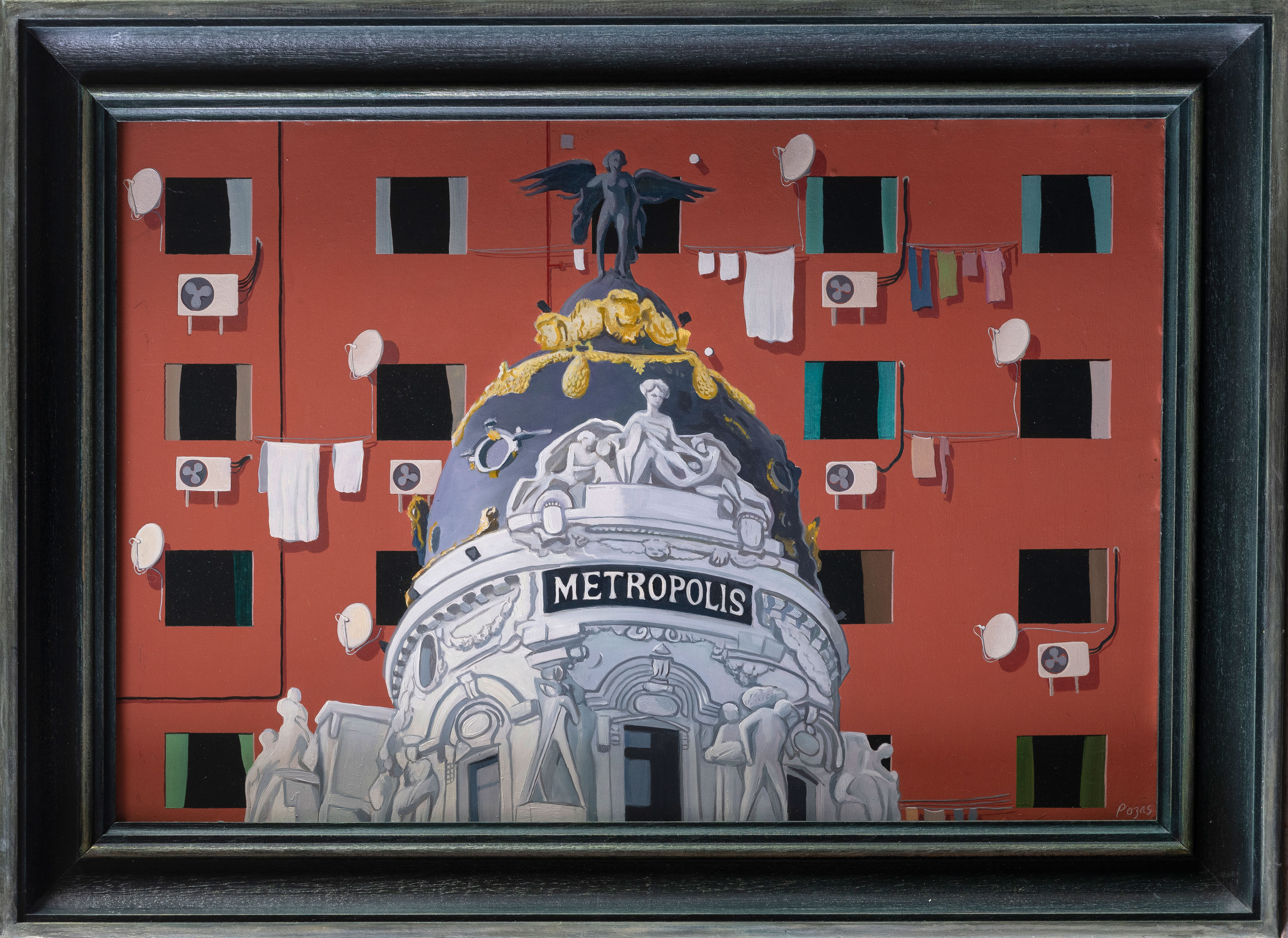 POZAS, RENÉ MONZÓN RELOVA (La Hábana 1966)
"2150". 2008
Óleo sobre tabla
Firmado
También al dorso...