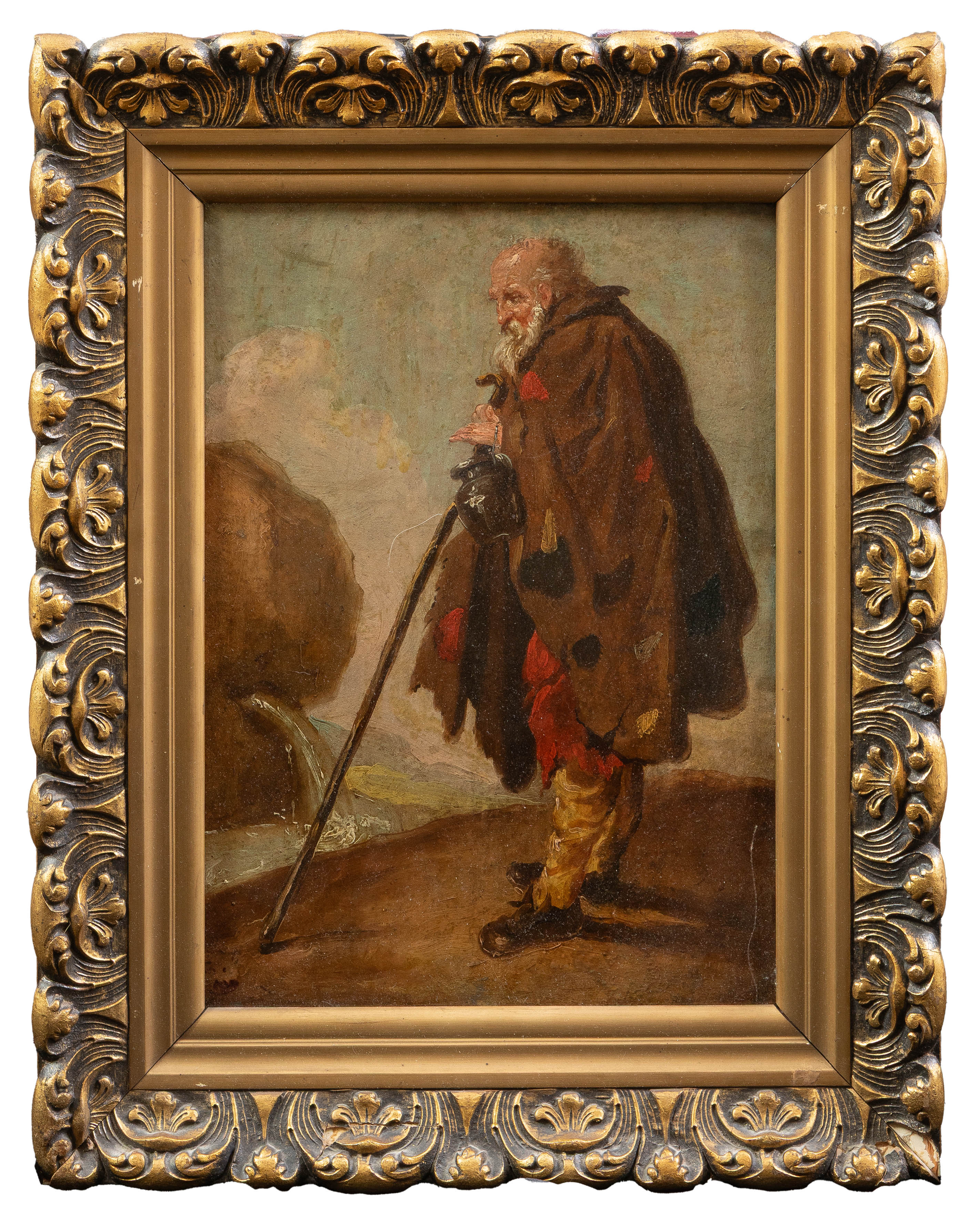 LEONARDO ALENZA Y NIETO (Madrid, 1807-1845)
"Aguador"
Óleo sobre cobre.
Medidas: 34,5 x 25...