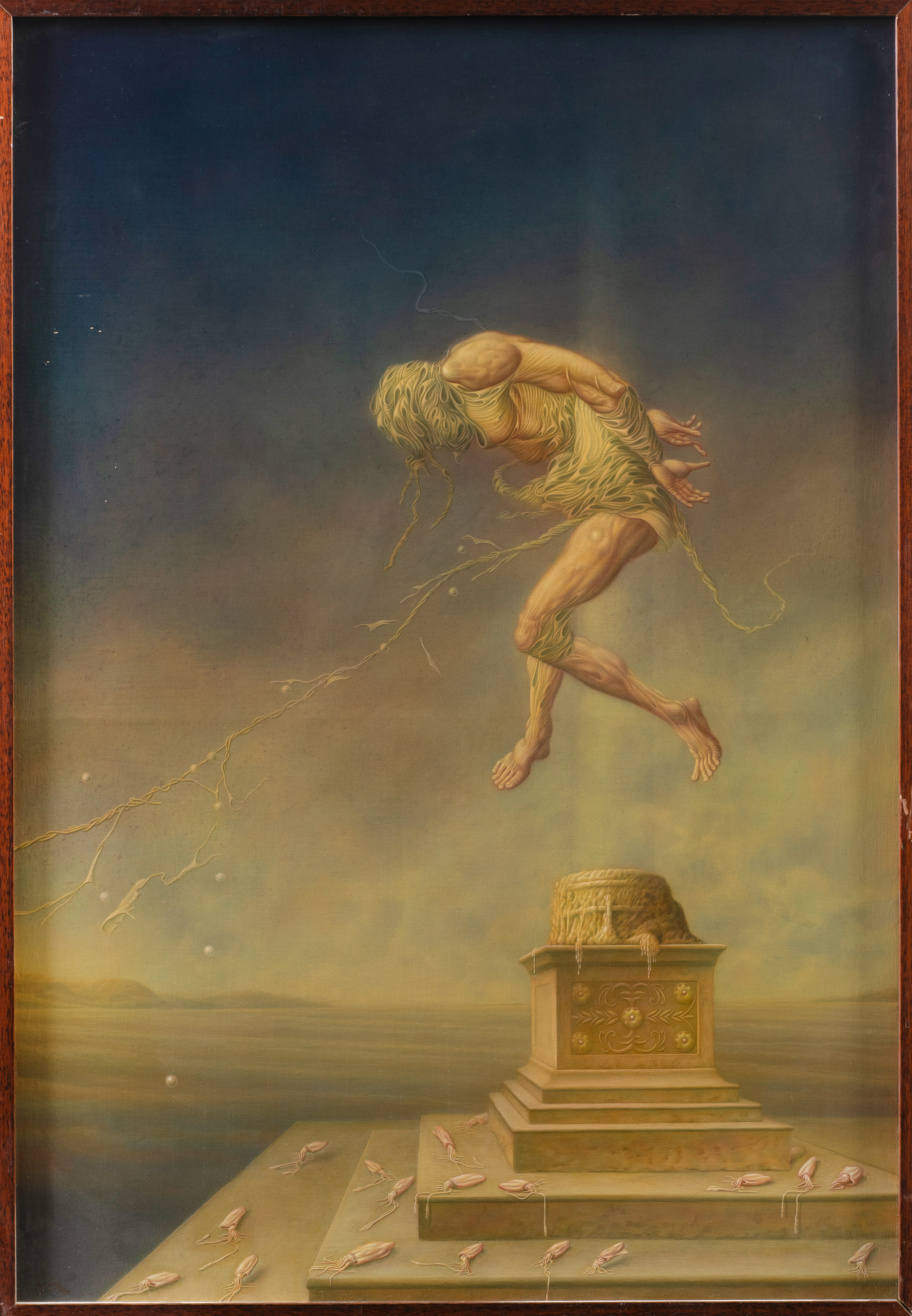 JOSÉ VIERA (Aracena 1949-2020)
"Espiritu Impalpable II". 1985
Acrílico sobre tabla
Firmado y...