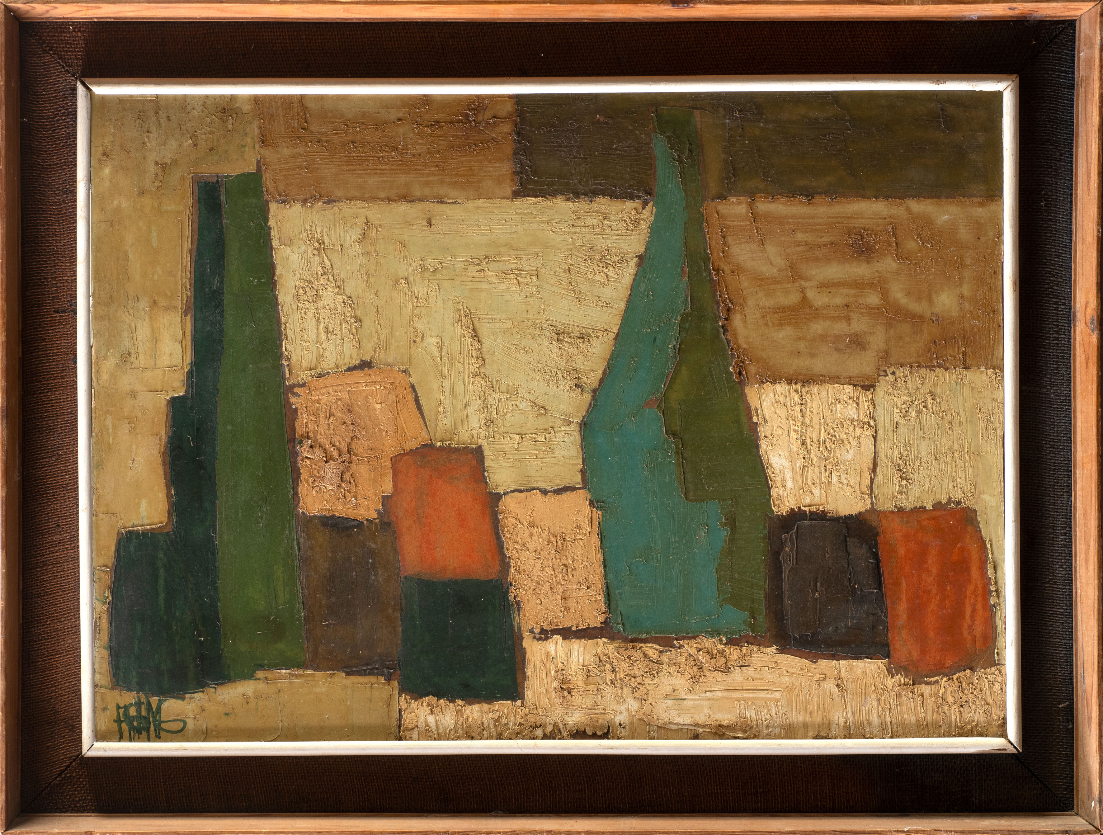 ELENA ASINS (Madrid 1940-Azpíroz, Navarra 2015)
"Sin título"
Óleo sobre tabla
Firmado
Medidas: 47,5...