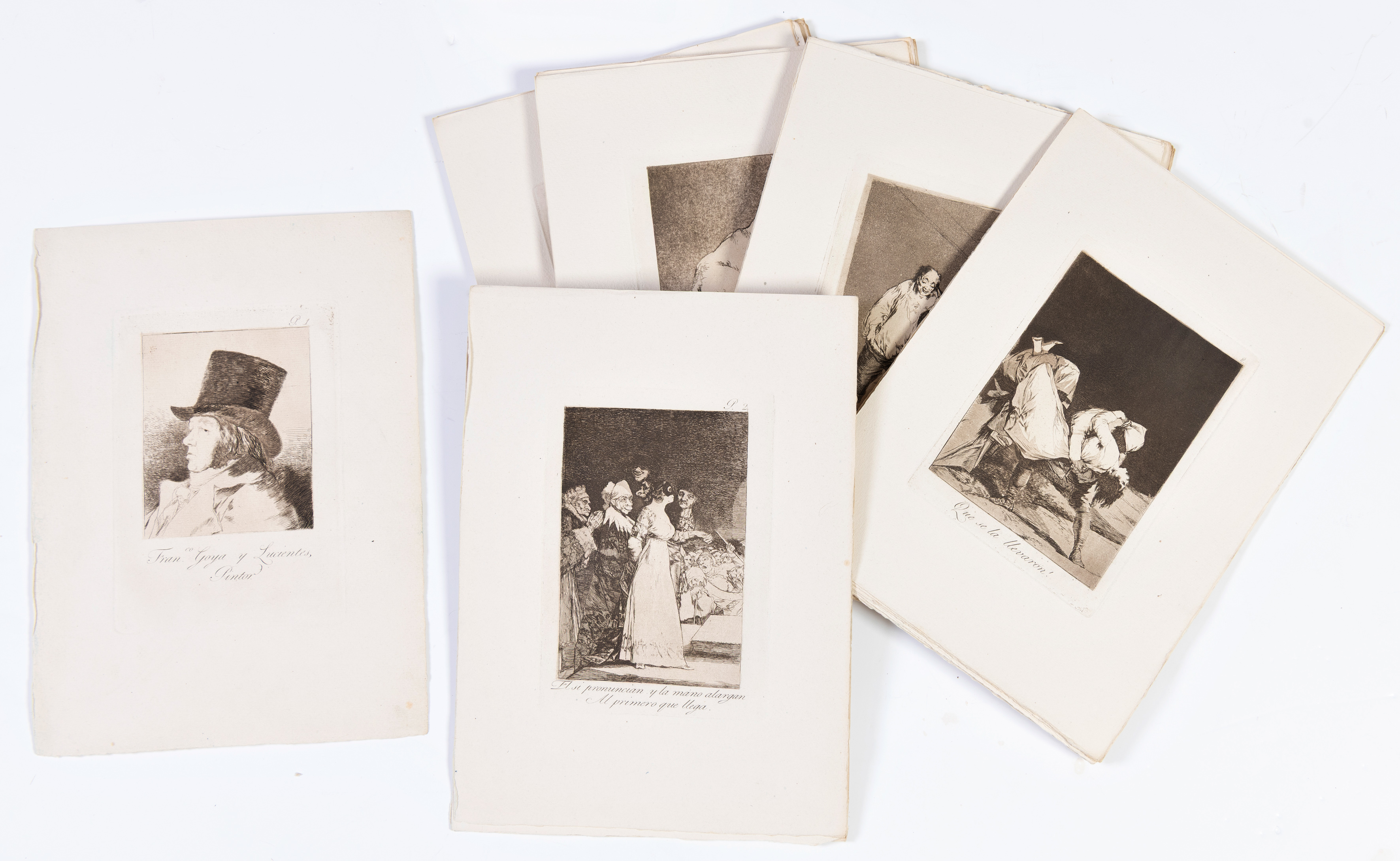 FRANCISCO DE GOYA Y LUCIENTES (Fuendetodos, 1846-Burdeos, 1828)
Caprichos
Onceava edición:...
