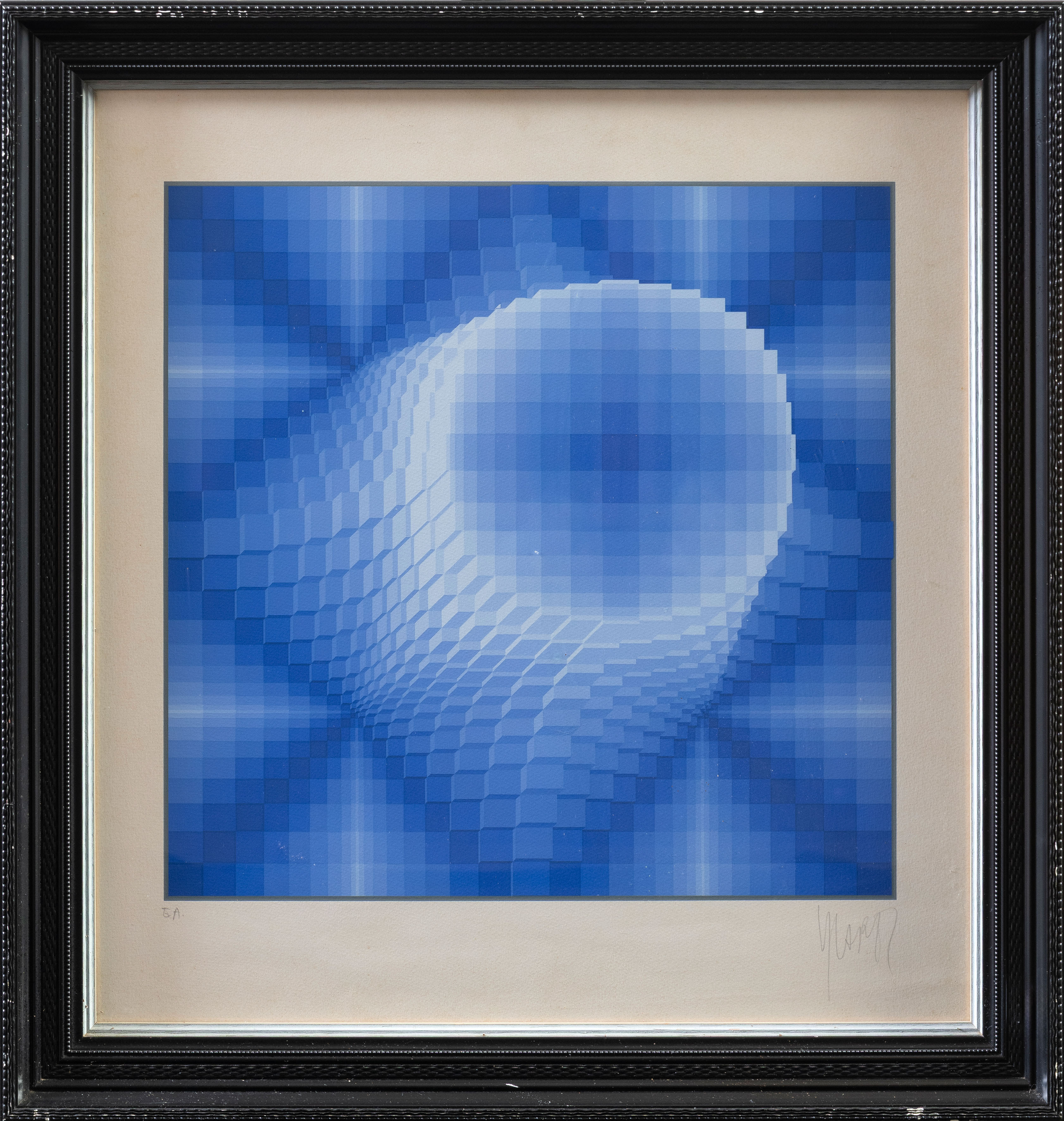 VICTOR VASARELY (Pécs, Hungría 1906-París 1997)
"Yvaral". 1980
Serigrafía sobre papel
Firmado a...