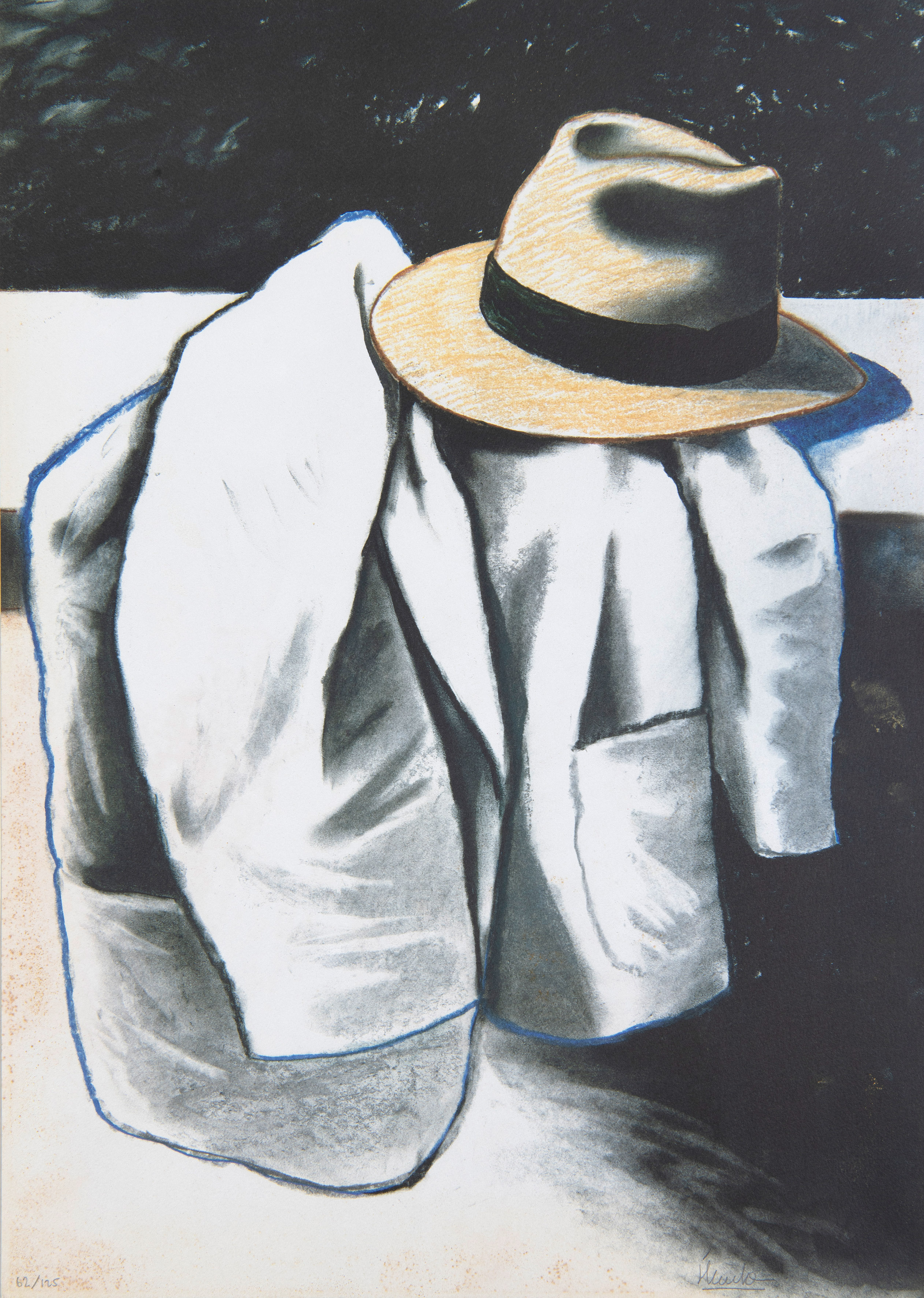 EDUARDO ÚRCULO (Santurce 1938-Madrid 2003)
"Sombrero". 1986
Litografía sobre papel
Firmado a...