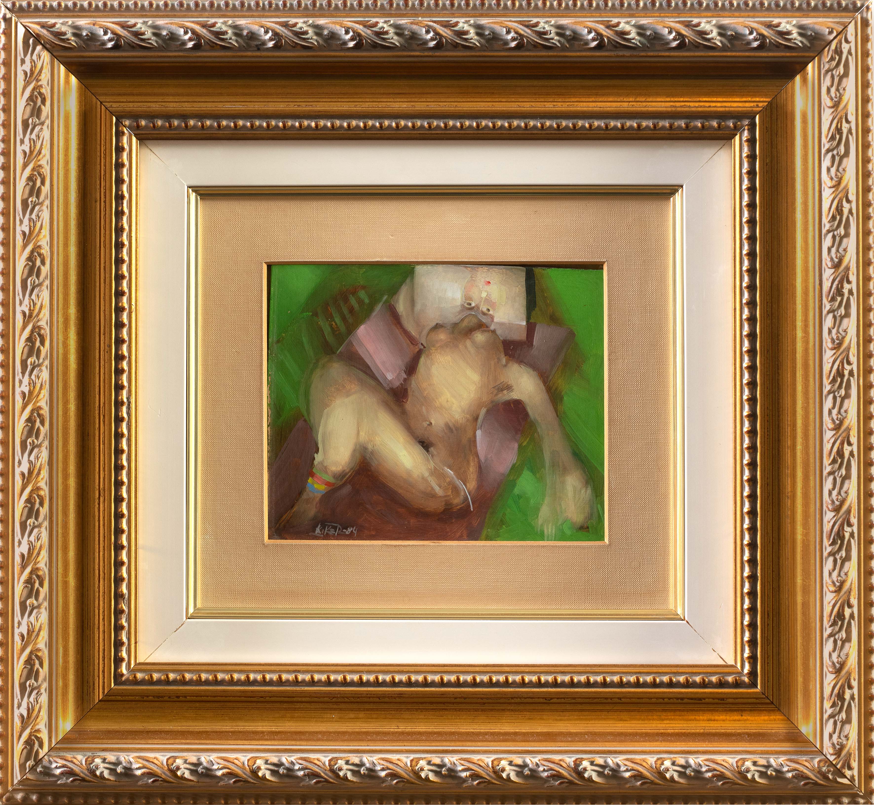 KIKER (Los Corradones 1949)
"Desnudo". 1984
Óleo sobre cartón
Firmado y fechado 1984
Medidas: 16 x...