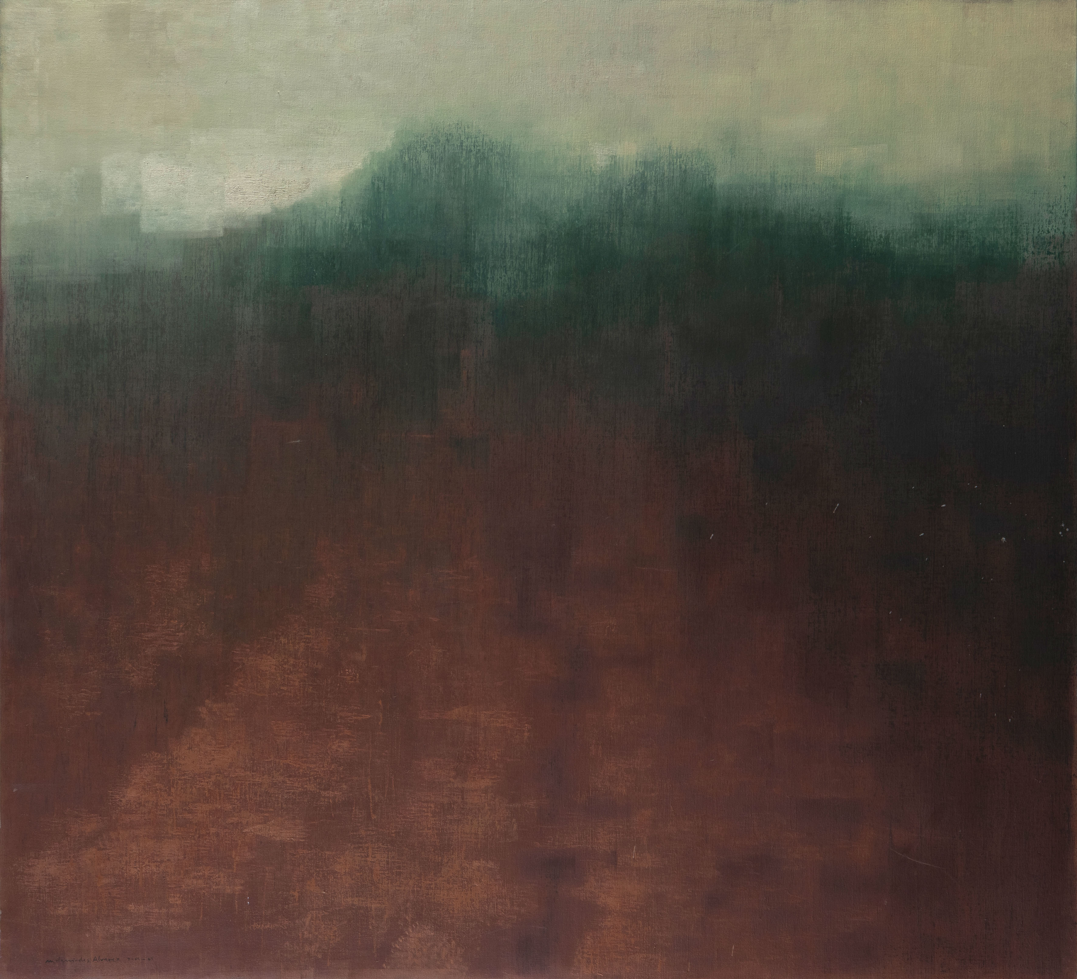 MELQUIADES ÁLVAREZ (Gijón 1956) 
"Senda de Otoño". 2005 
Óleo sobre lienzo 
Firmado y fechado...