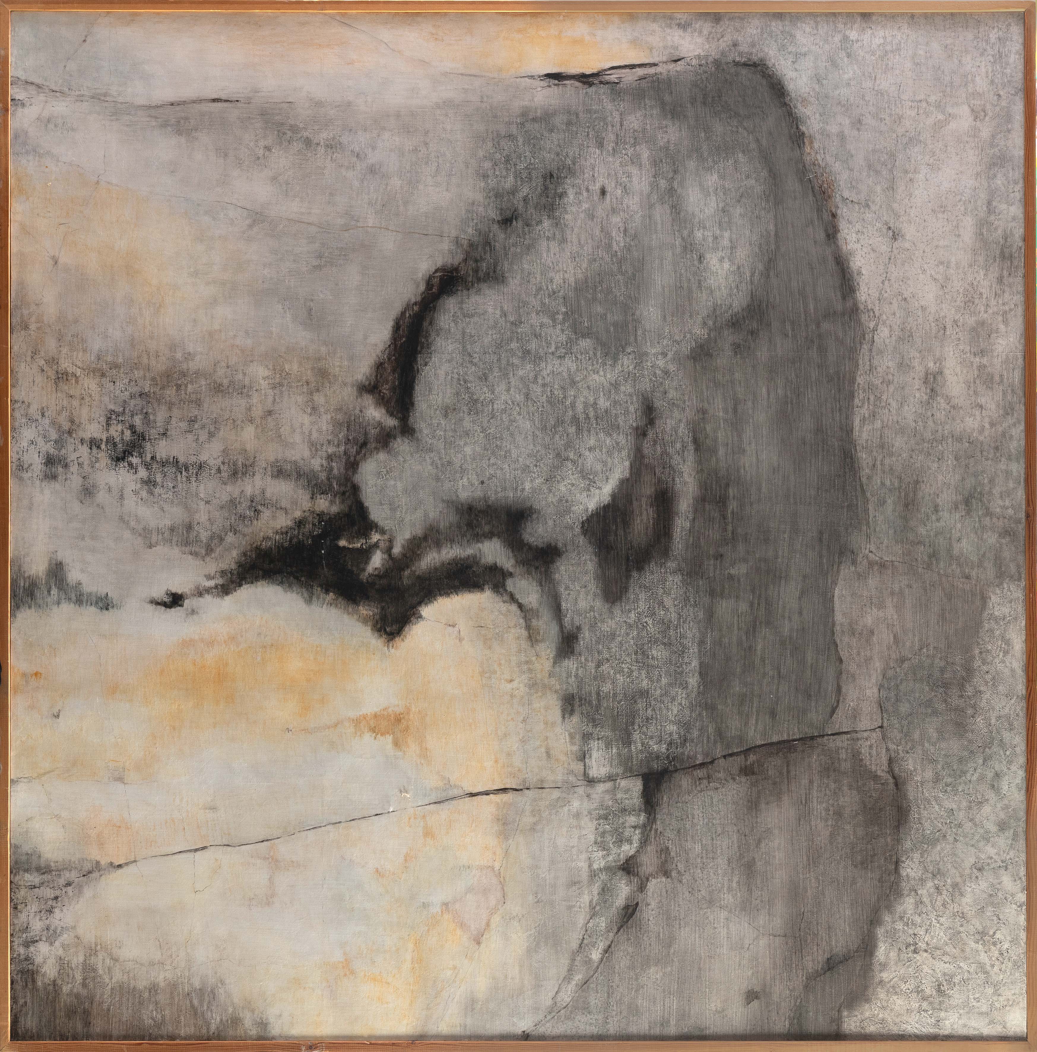 JOSÉ MANUEL NÚÑEZ ARIAS (Castropol 1949) 
"Sin título". 2003 
Óleo sobre tablero DM 
Firmado y...