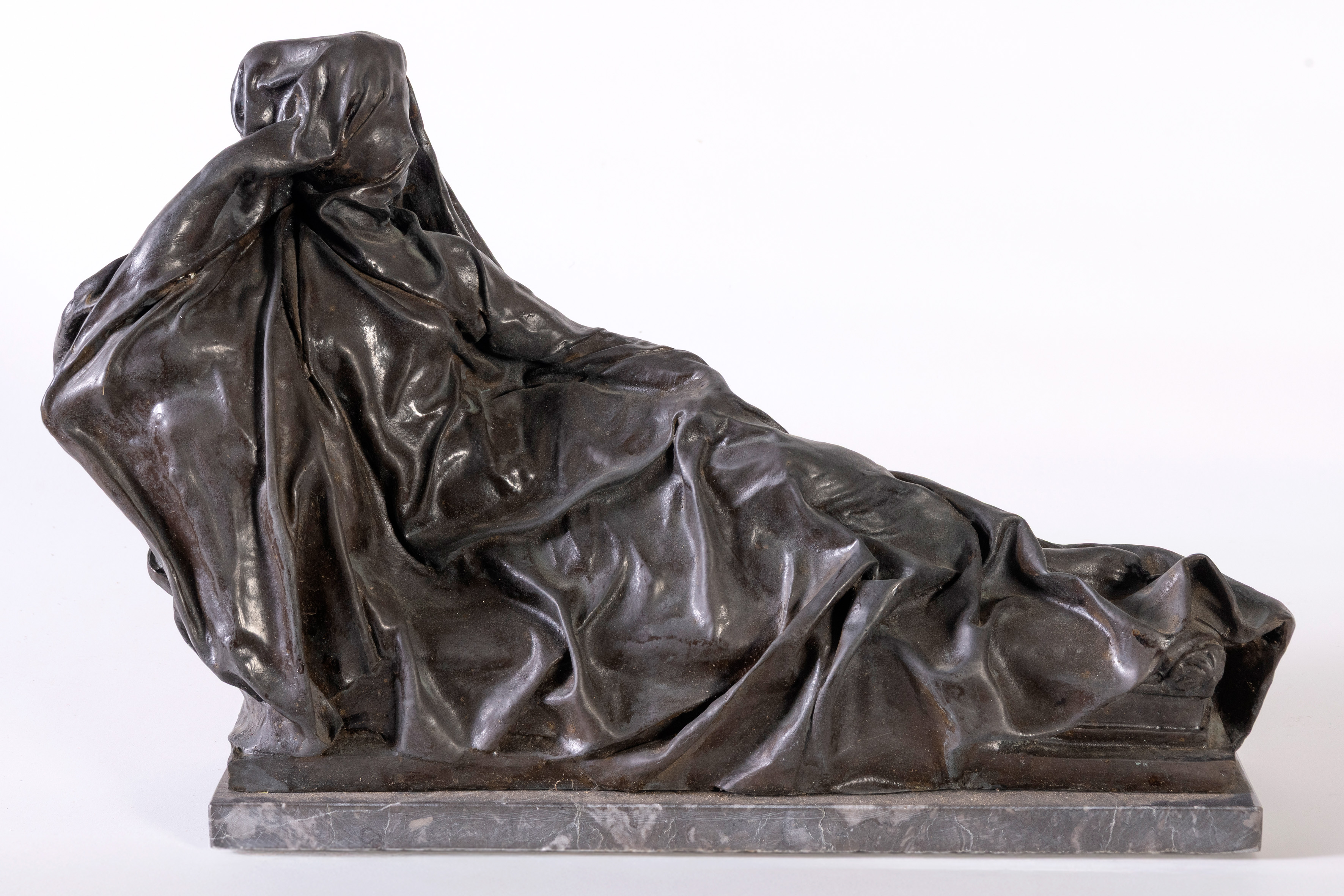 OLIVIER BRICE (Francia 1933-1989)
"Josefina Bonaparte de Cánova drapeada"
Bronce sobre peana de...