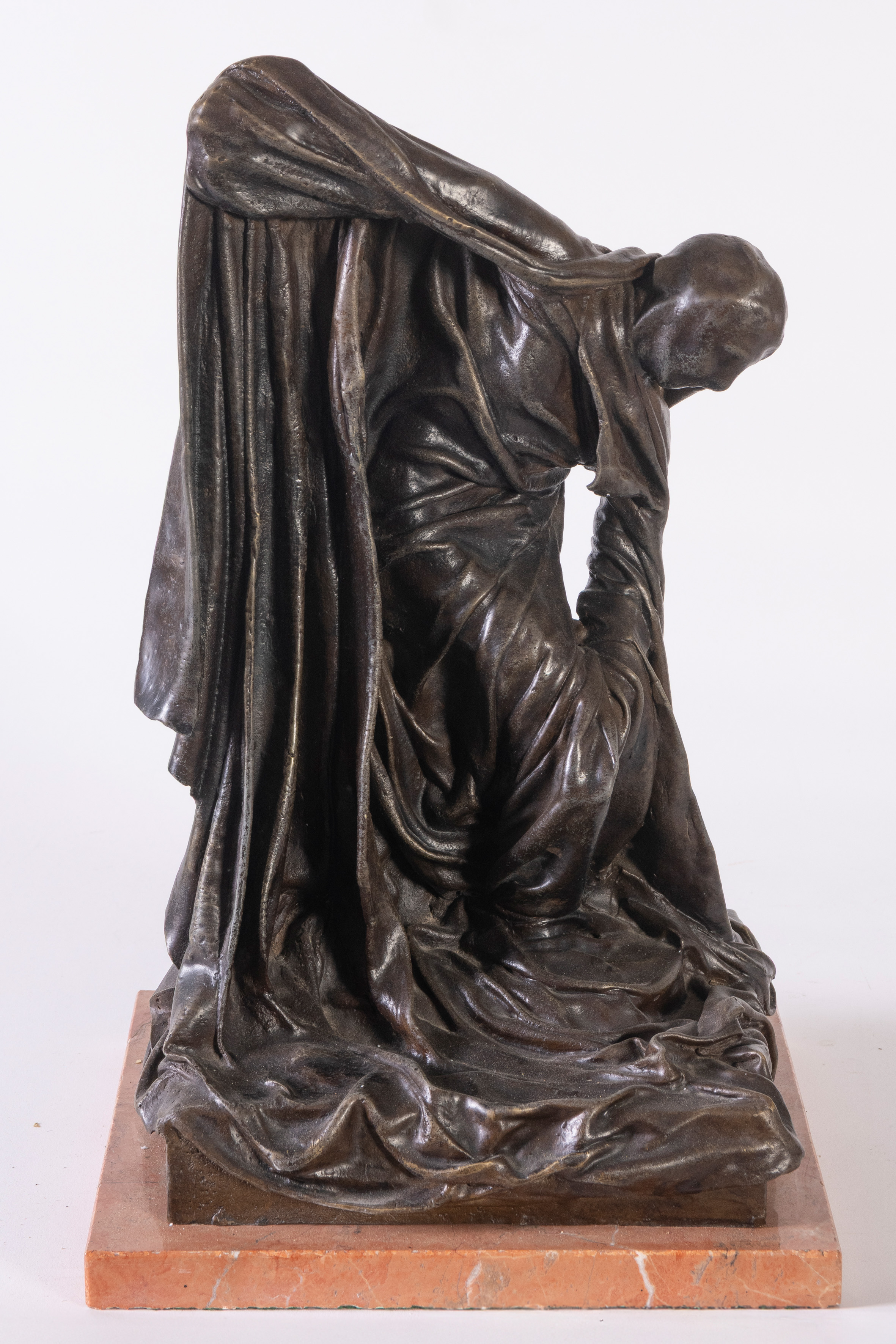 OLIVIER BRICE (Francia 1933-1989)
"Discóbolo de Mirón drapeado"
Bronce sobre base de mármol...