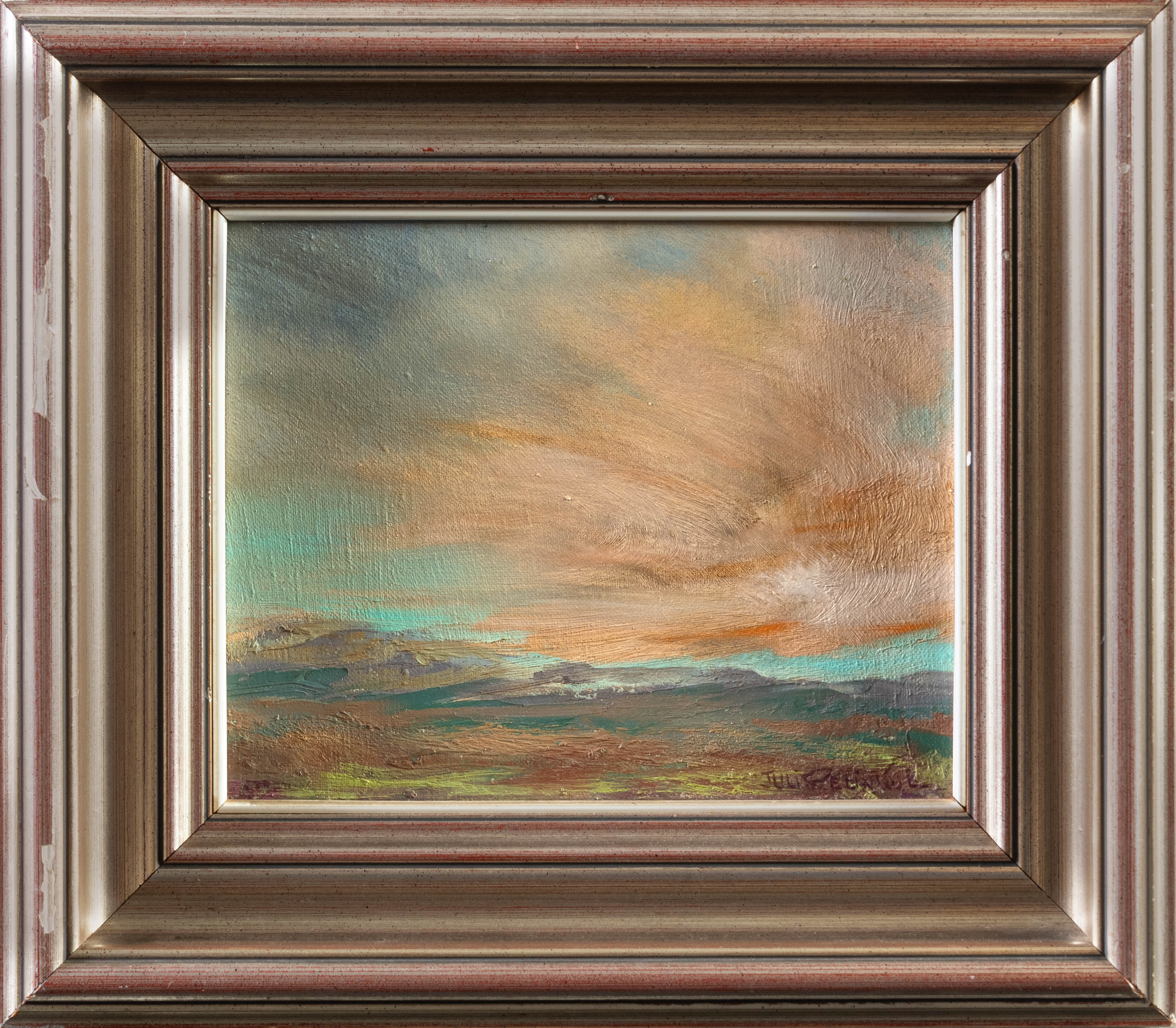 JULIA RELINQUE (Madrid 1933)
"Paisaje asturiano"
Óleo sobre lienzo
Firmado
Medidas: 22 x 27,5 cm.