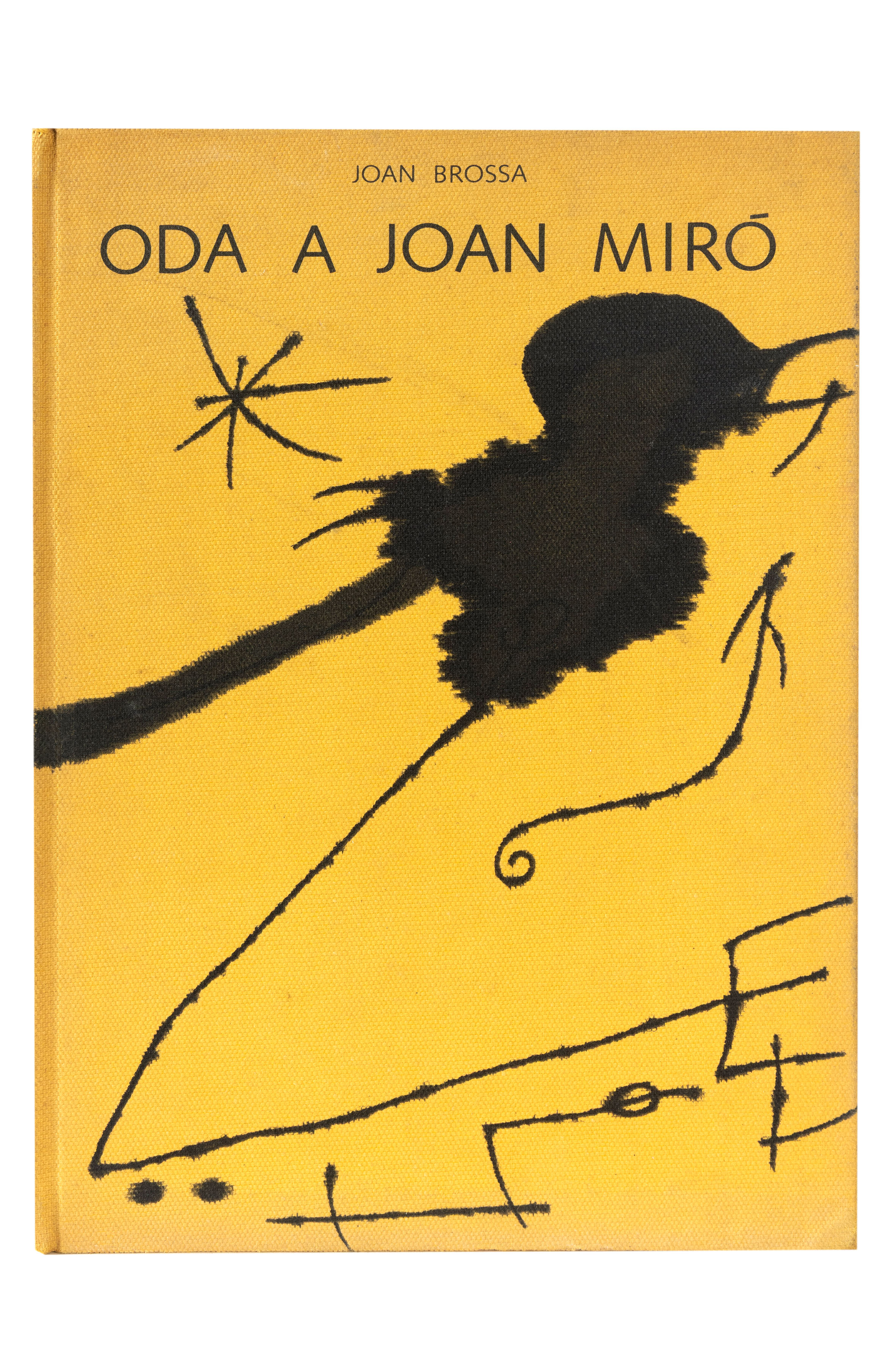 JOAN MIRÓ (Barcelona 1893-Palma de Mallorca 1983) & JOAN BROSSA (Barcelona 1919-1998)
"Oda a Joan...