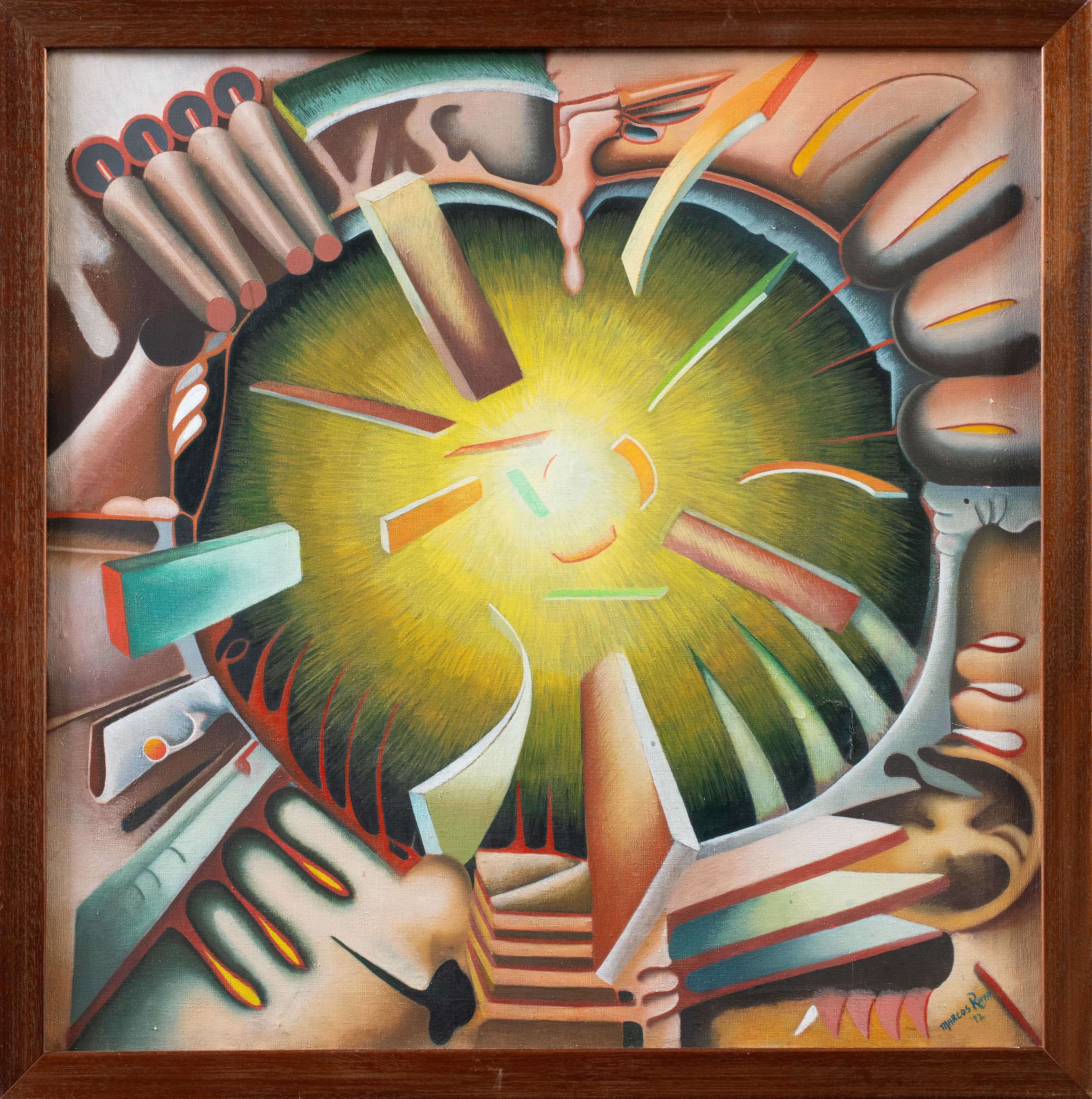 MARCOS RAYA (Guanajuato, México 1948)
"Sin título". 1972
Óleo sobre lienzo
Firmado y fechado...