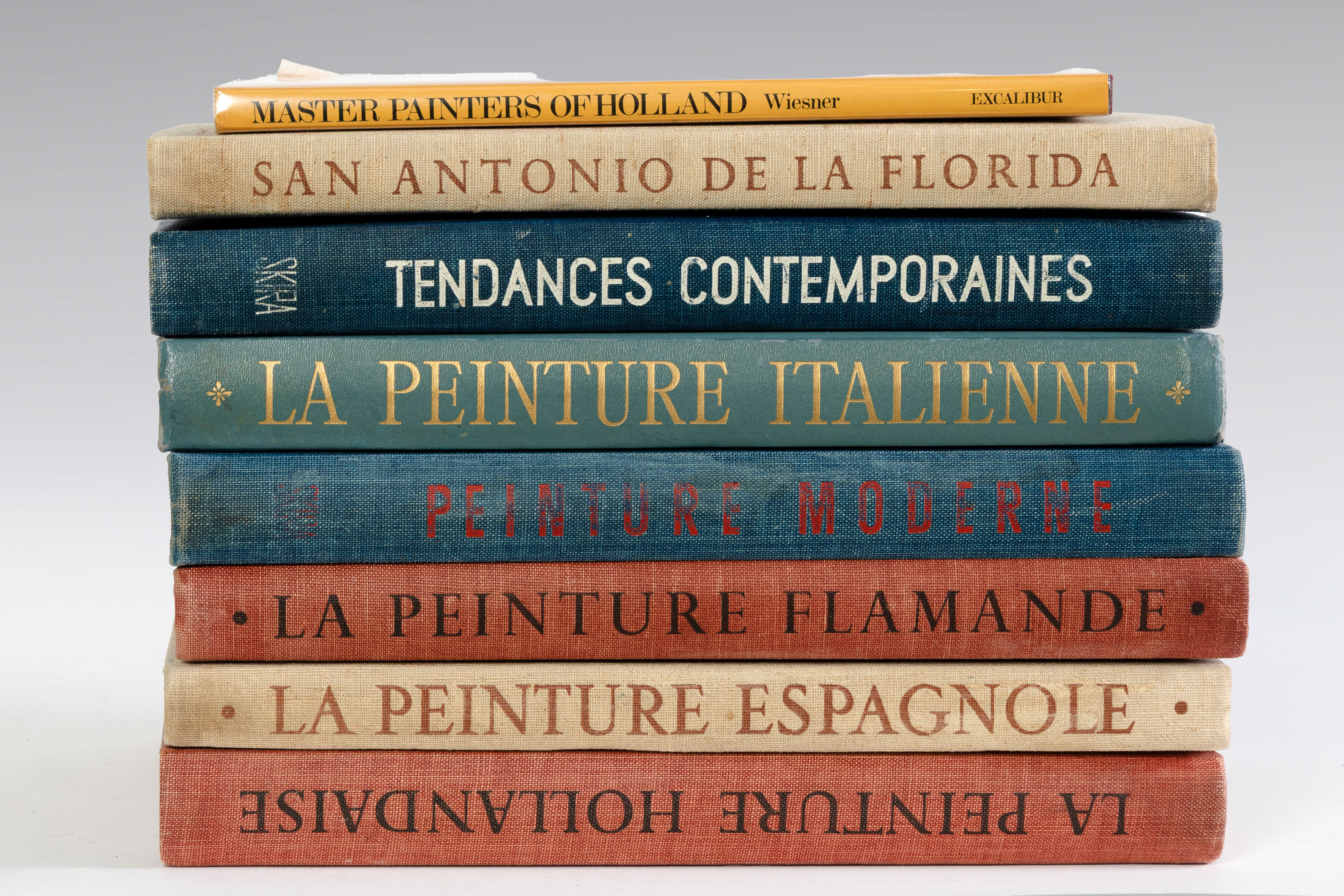 Conjunto de 8 libros de arte