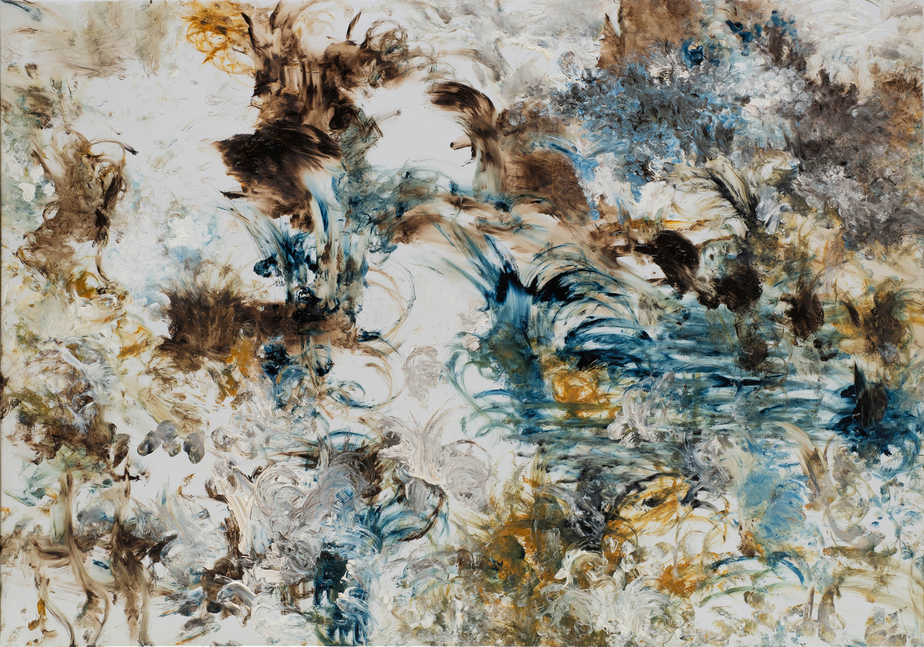 CARLOS LEÓN (Ceuta 1948)
"Luz fugaz". 2007 
Óleo sobre Dibond 
Firmado, fechado y titulado al dorso...