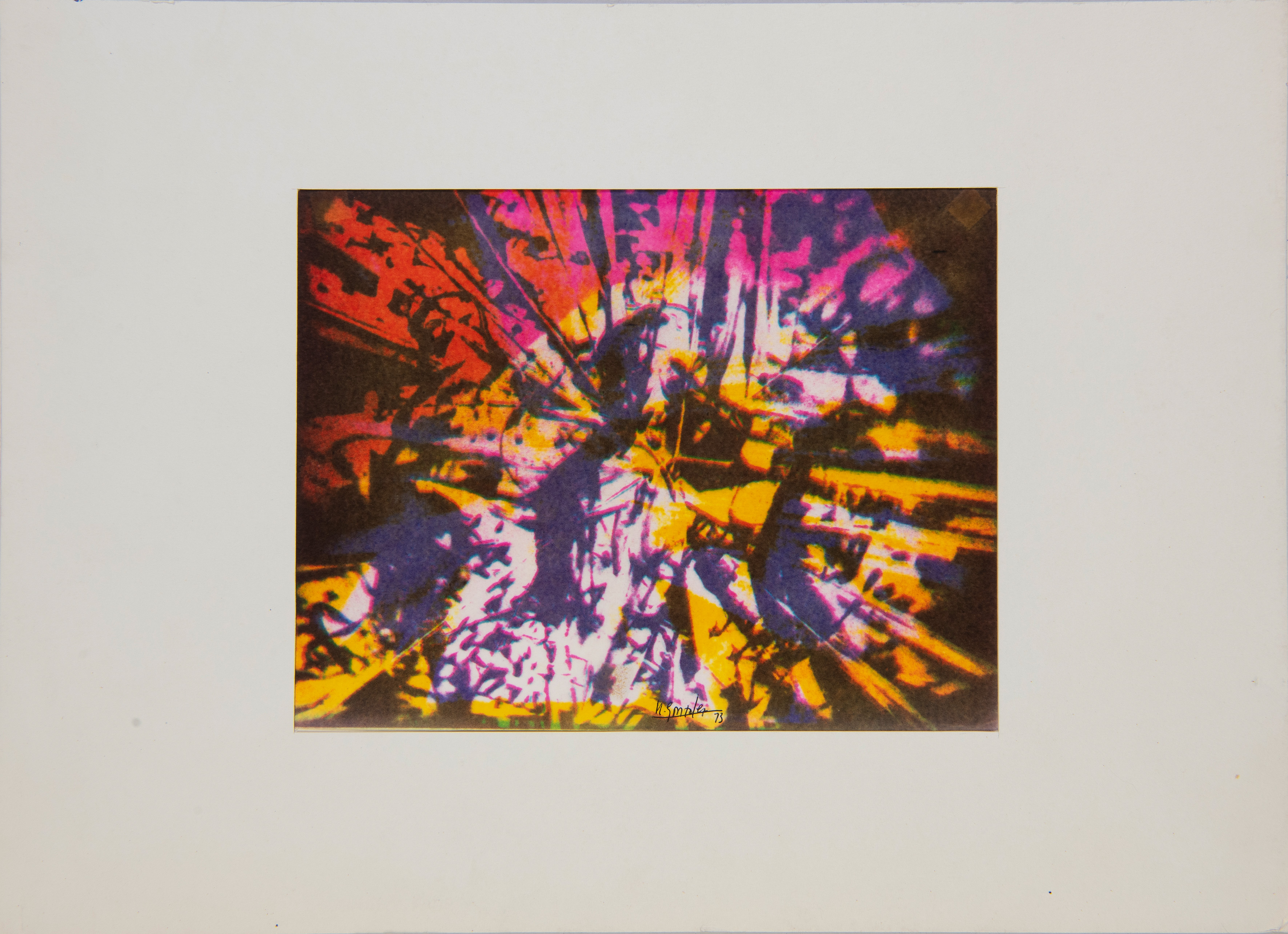 MARISA GONZÁLEZ (Bilbao 1943)
"Generative Systems". 1973
Monotipo sobre papel
Firmado y fechado...