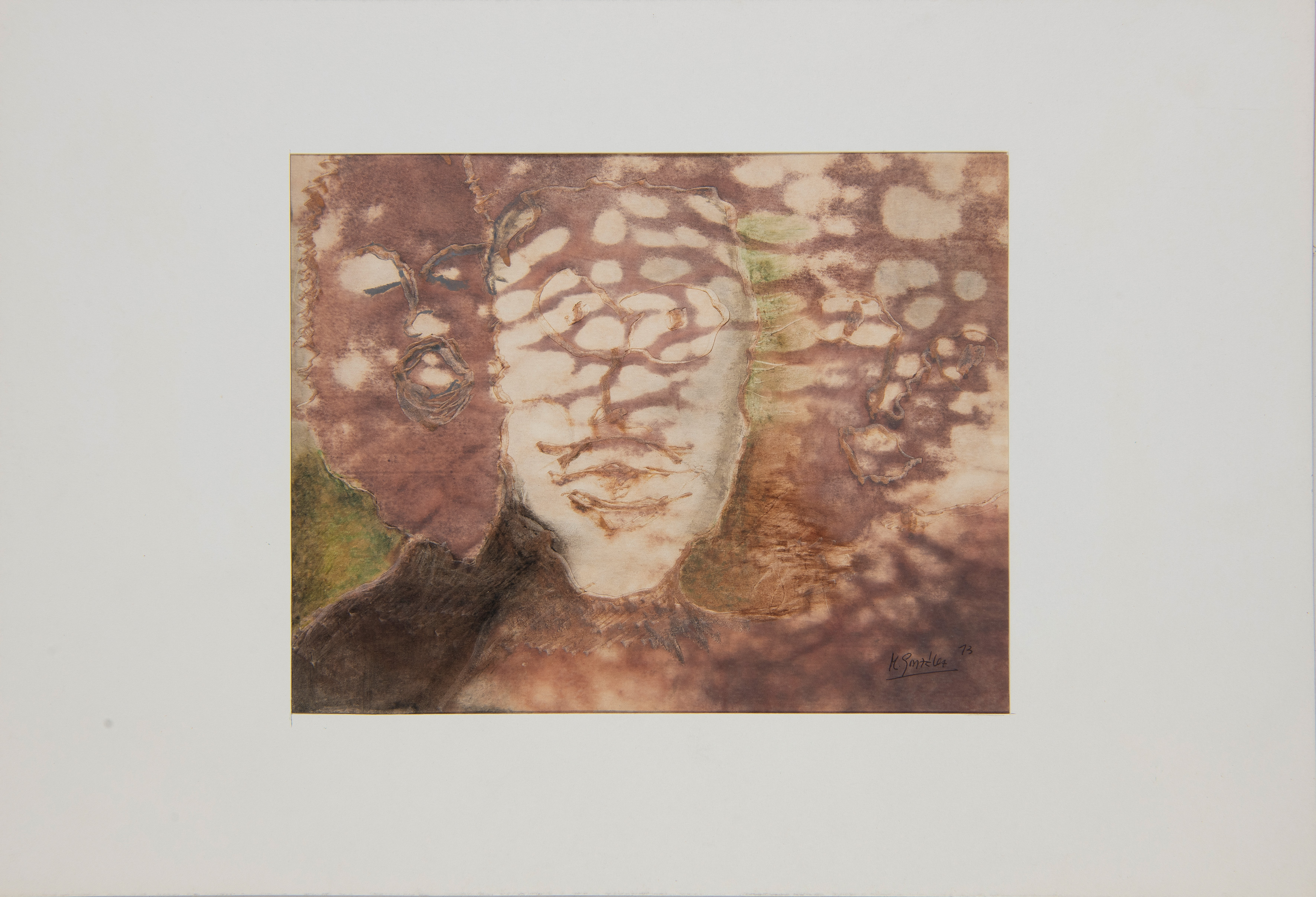 MARISA GONZÁLEZ (Bilbao 1943)
"Trans. Generative Systems". 1973
Acrílico sobre papel
Firmado y...