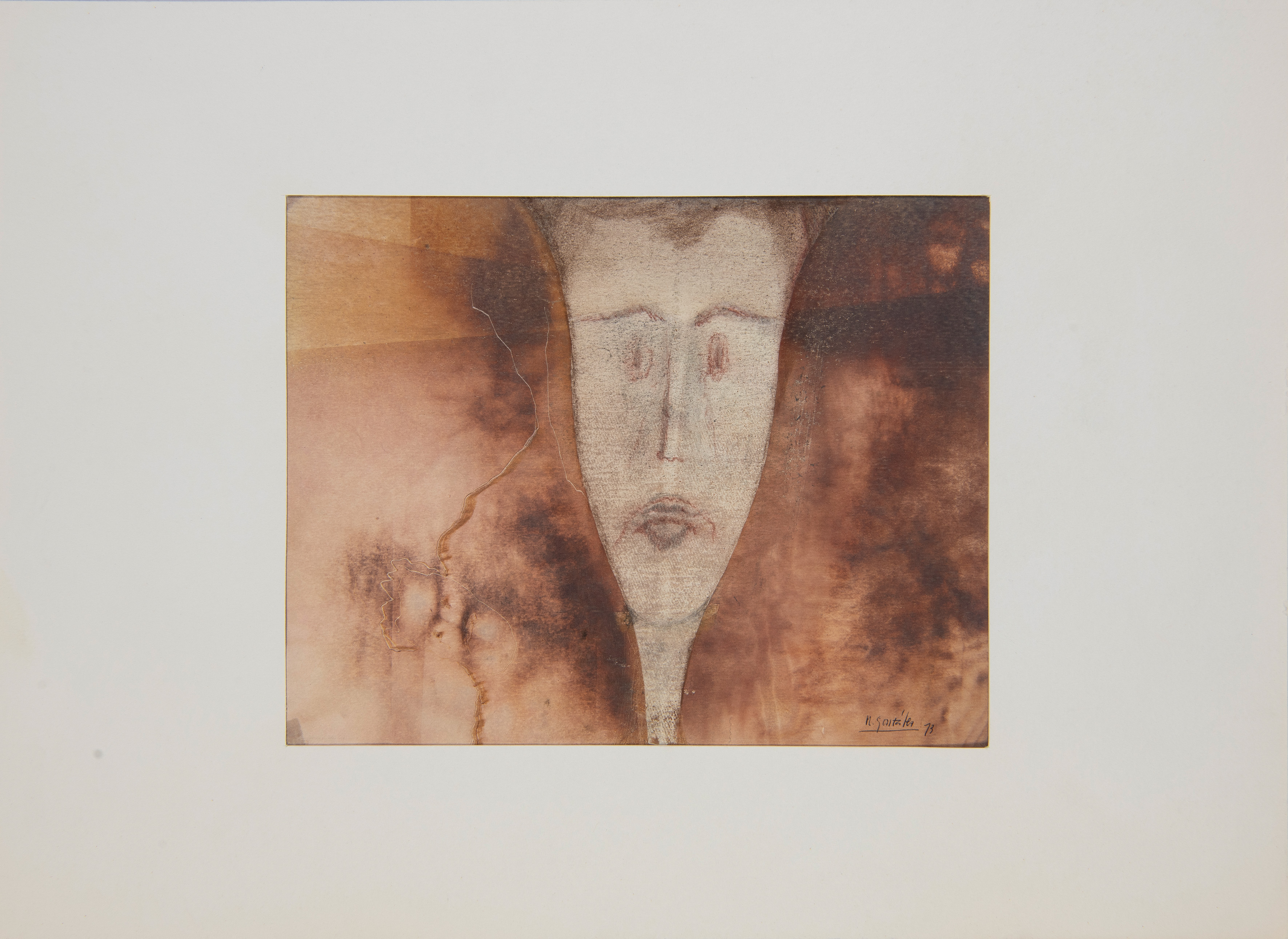 MARISA GONZÁLEZ (Bilbao 1943)
"Portrait. Generative Systems". 1973
Acrílico sobre papel
Firmado y...