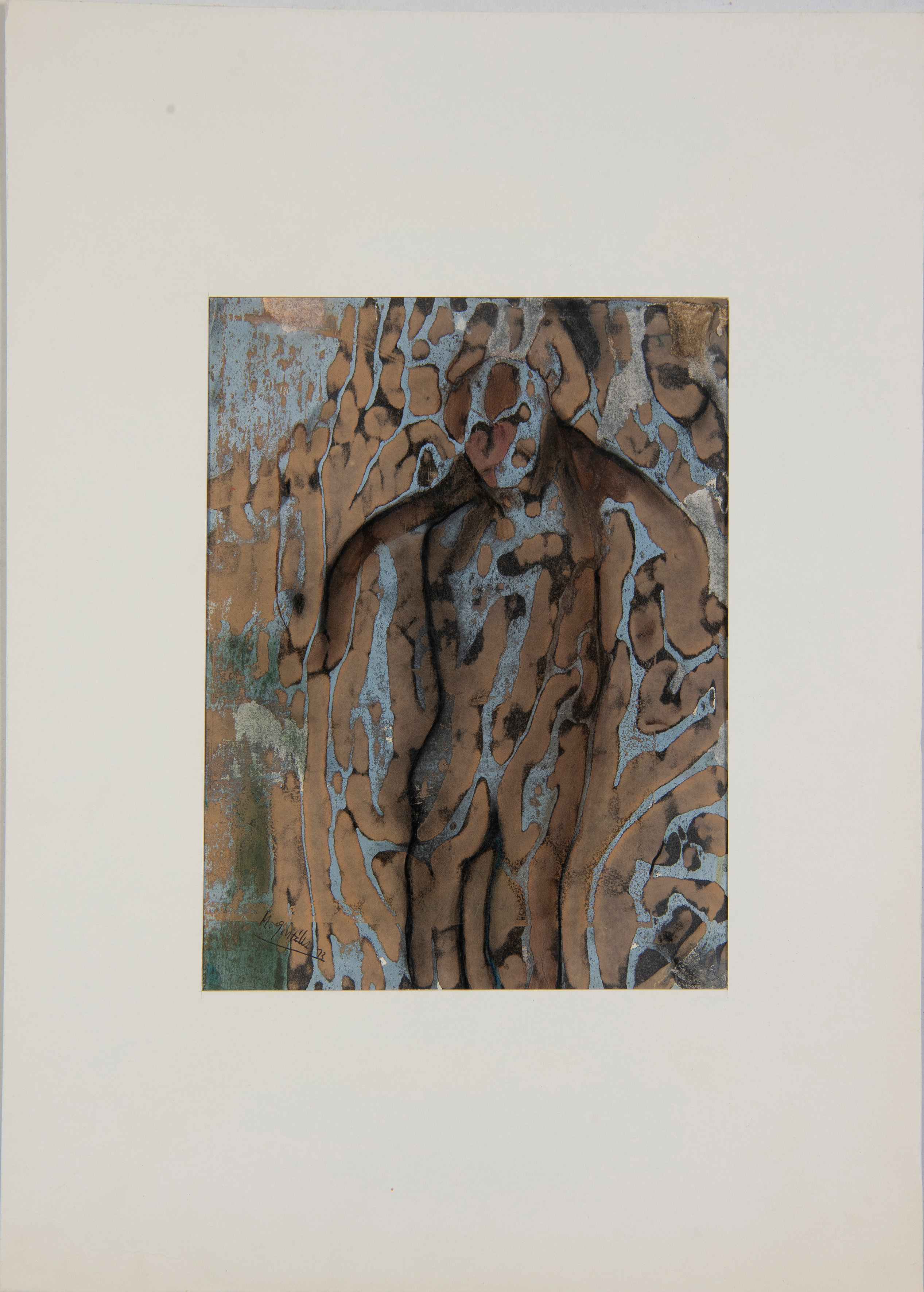 MARISA GONZÁLEZ (Bilbao 1943)
"Man. Generative Systems". 1973
Acrílico sobre papel
Firmado y...
