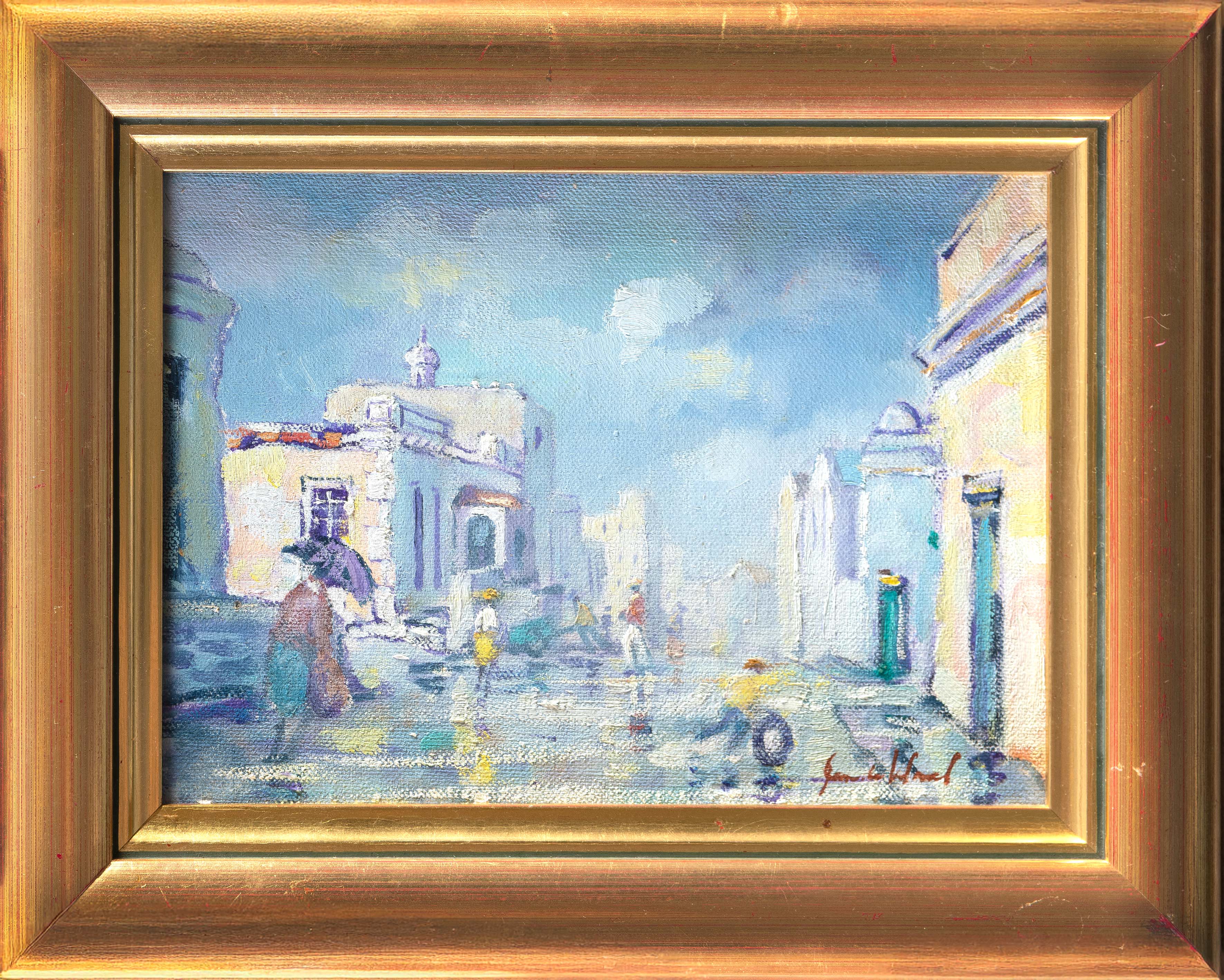 JAN DE WAAL (Sudáfrica, S. XX)
“Chiapini Street, Ciudad del Cabo”
Óleo sobre táblex
Firmada
Al...