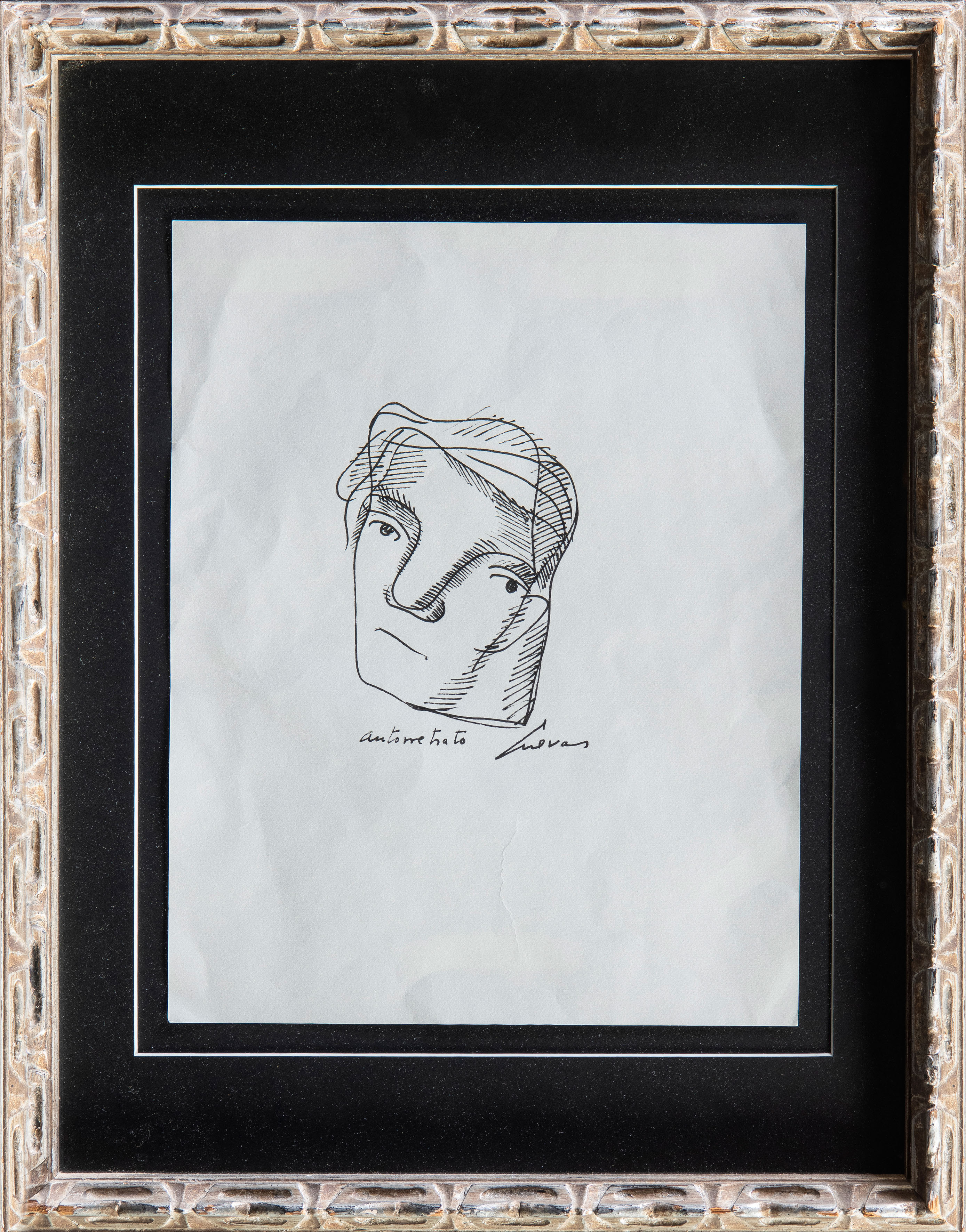 JOSÉ LUIS CUEVAS (Ciudad de México 1931-2017)
"Autorretrato". c.1983
Tinta sobre papel
Firmado y...