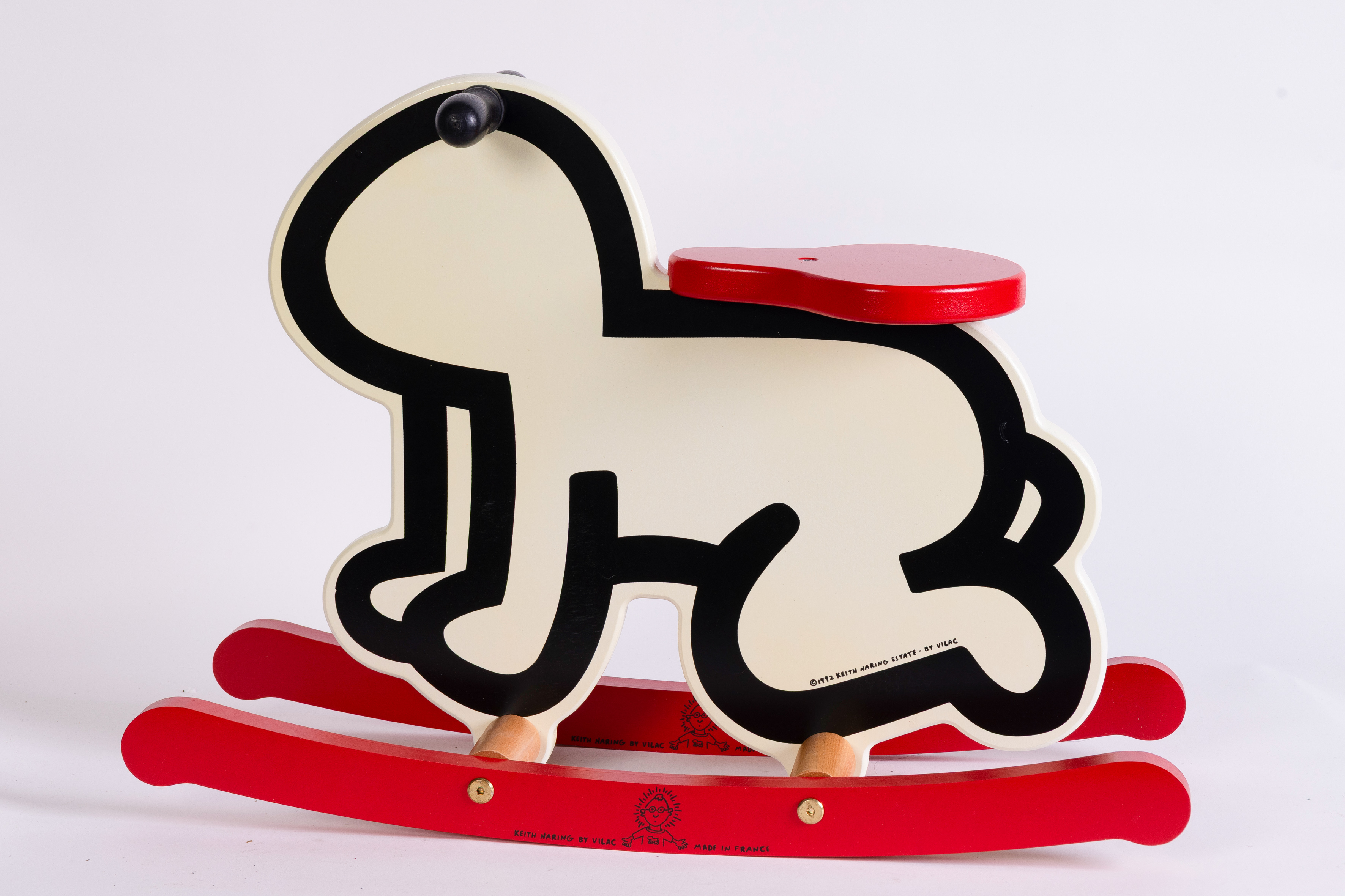 AFTER KEITH HARING (Reading, Estados Unidos 1958-Nueva York 1990)
"Radiant baby". 1992
Caballito...