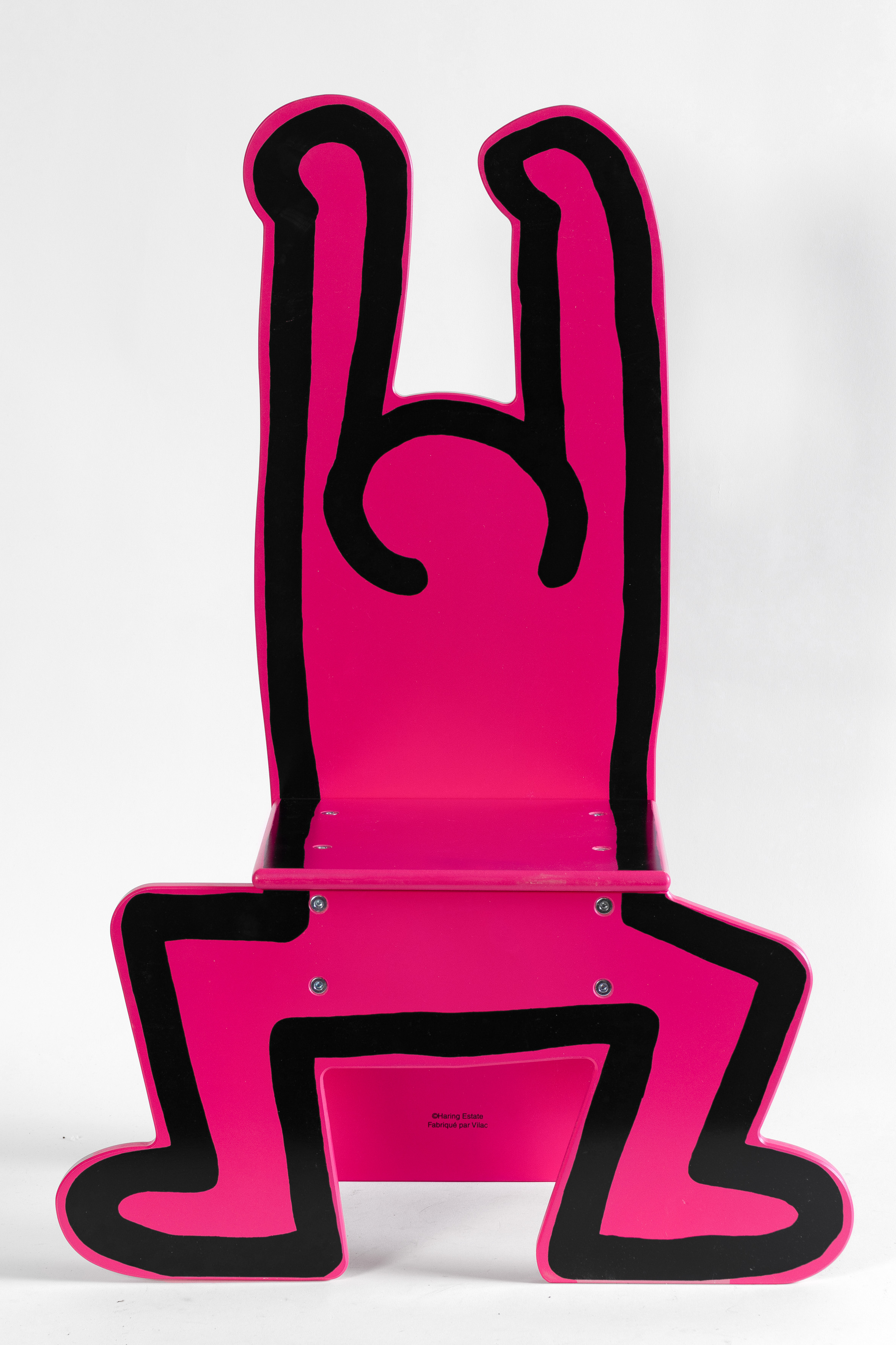 AFTER KEITH HARING (Reading, Estados Unidos 1958-Nueva York 1990)
"Rosa". 1992
Silla...
