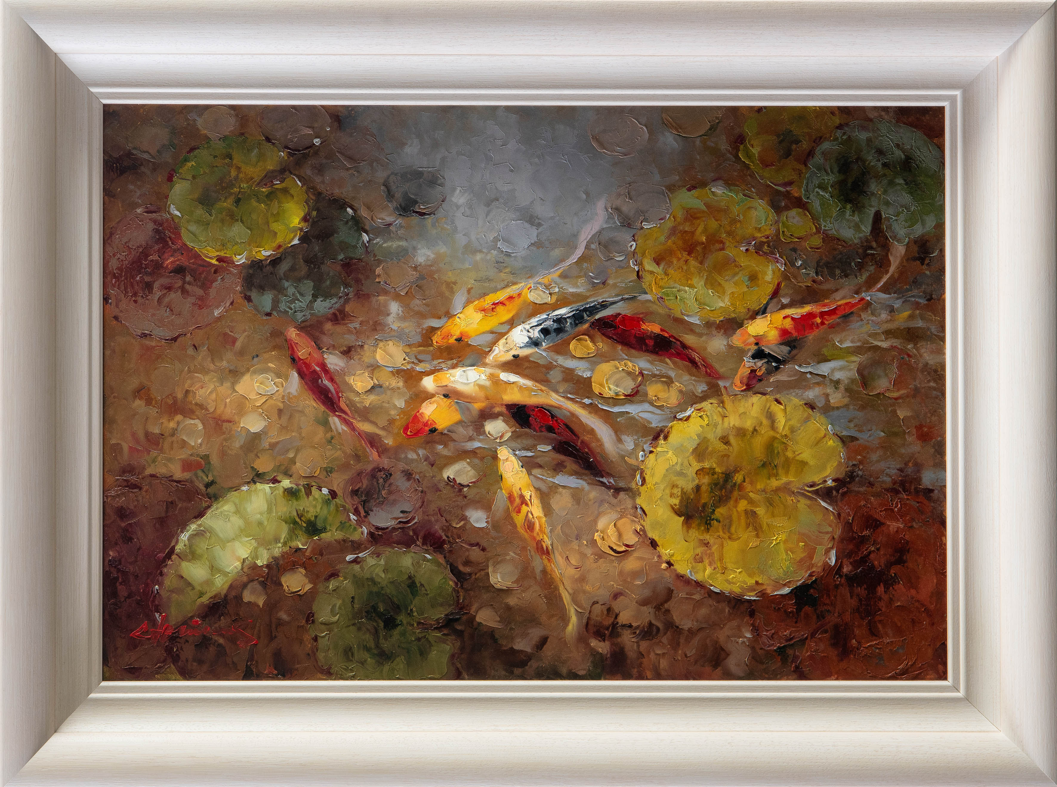 C. LEWIS -TAI-YU CHE- (China 1963)
“Delicate waters”
Óleo sobre lienzo
Firmado
Medidas: 62 x 92 cm.