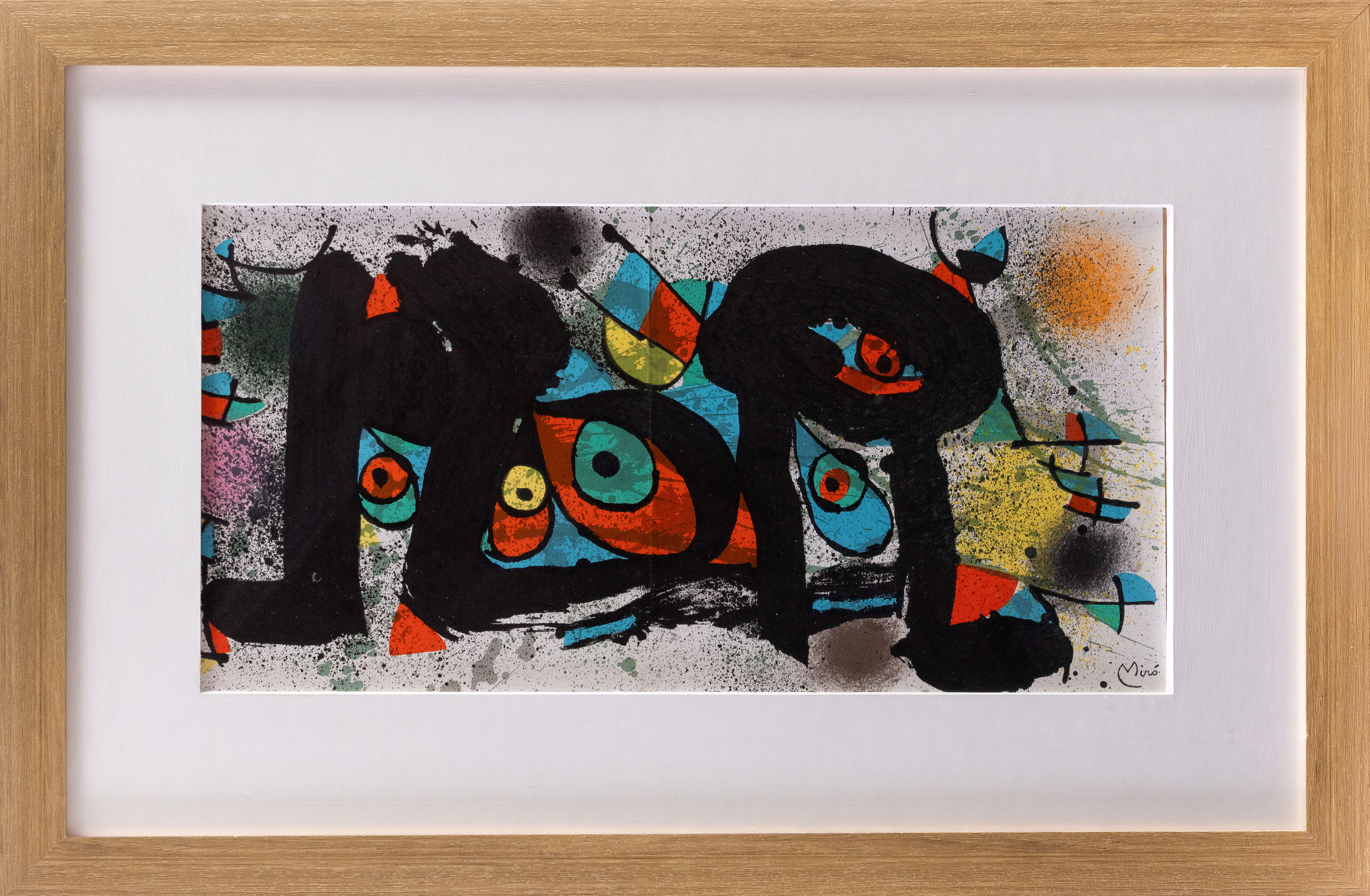 JOAN MIRÓ (Barcelona 1893 - Palma de Mallorca 1983)
"Miró, Sculptures". 1974"
Litografía sobre...