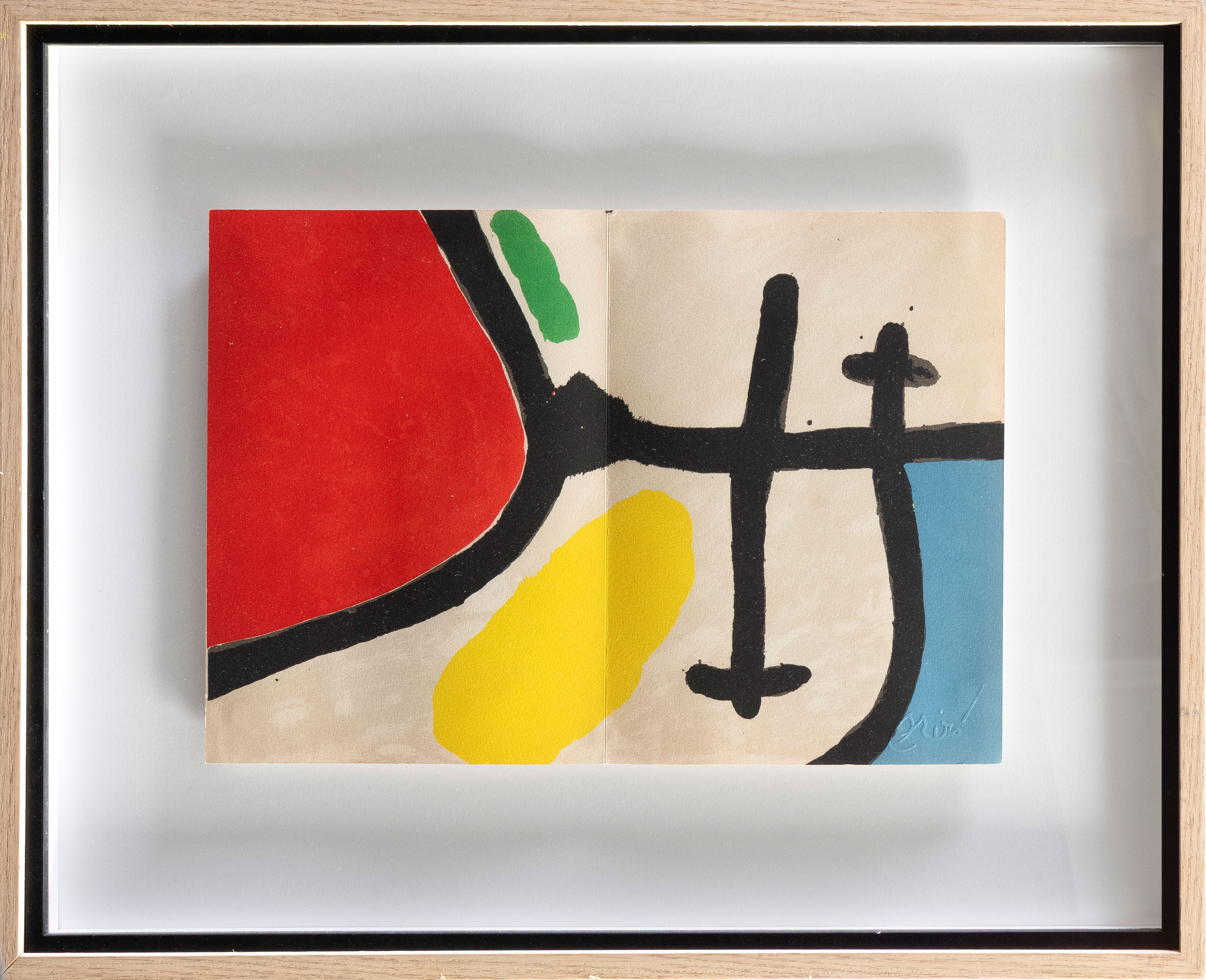 JOAN MIRÓ (Barcelona 1893 - Palma de Mallorca 1983)
"El Tapís de Tarragona". 1970
Litografía sobre...