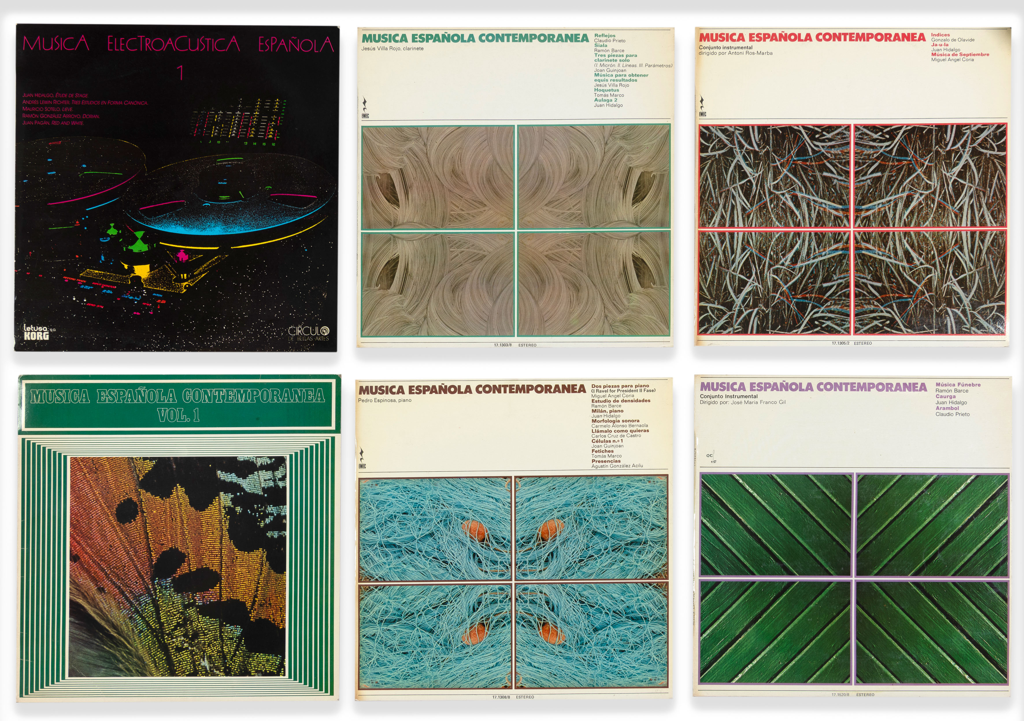 MÚSICA ELECTROACÚSTICA
6 álbumes históricos en vinilo