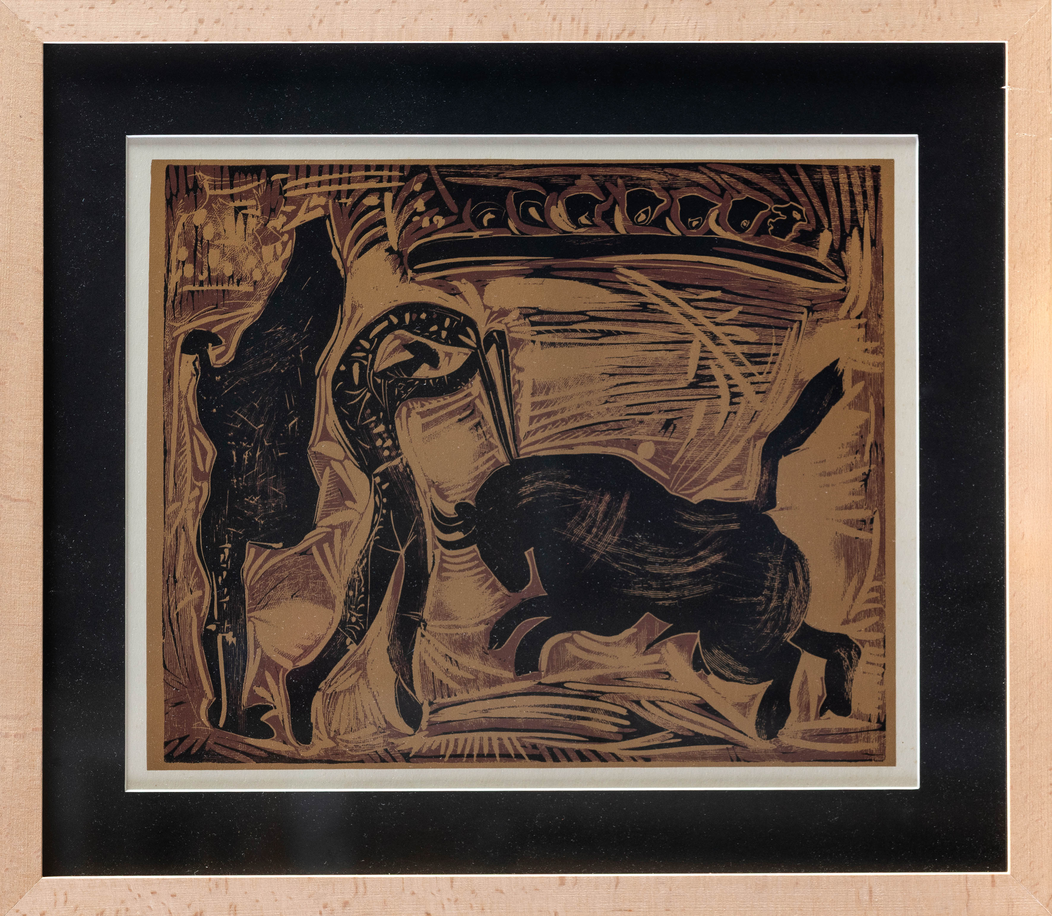 PABLO PICASSO (Málaga 1881-Mougins, Francia 1973)
"Picador (1959). 1962
Linograbado en papel 
Obra...