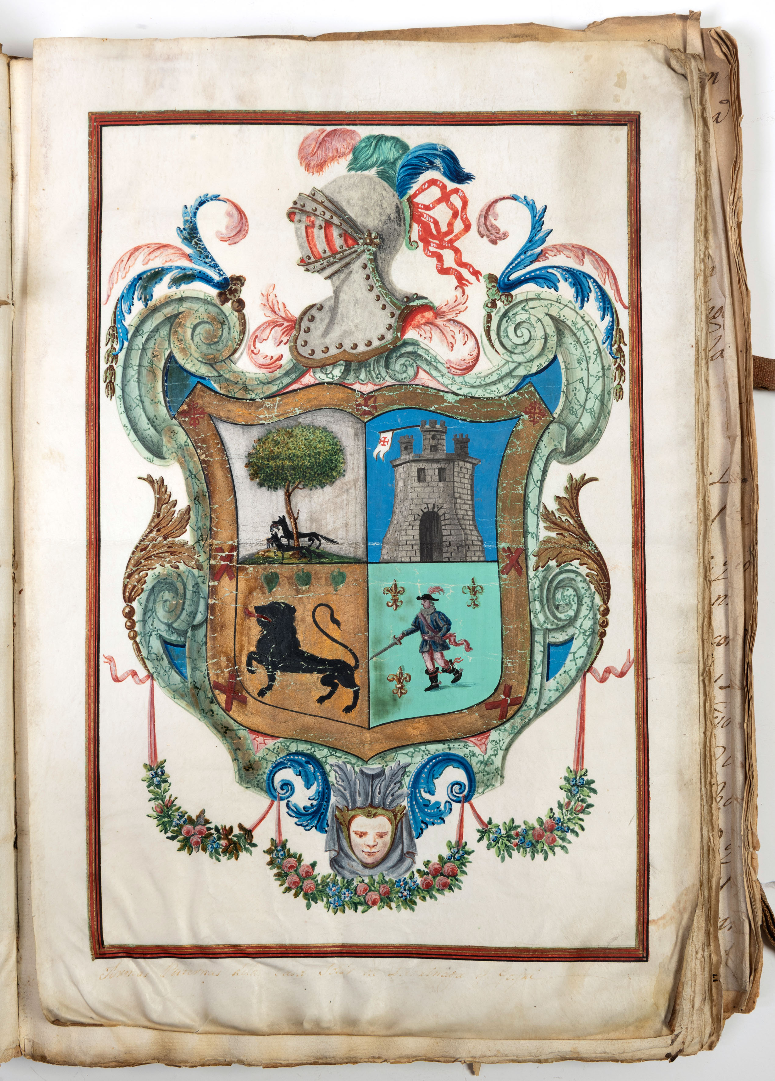 "Traslado o Copia Auténtica de Filiación Nobleza y Limpieza de Sangre de don Antonio de Larrrinaga...