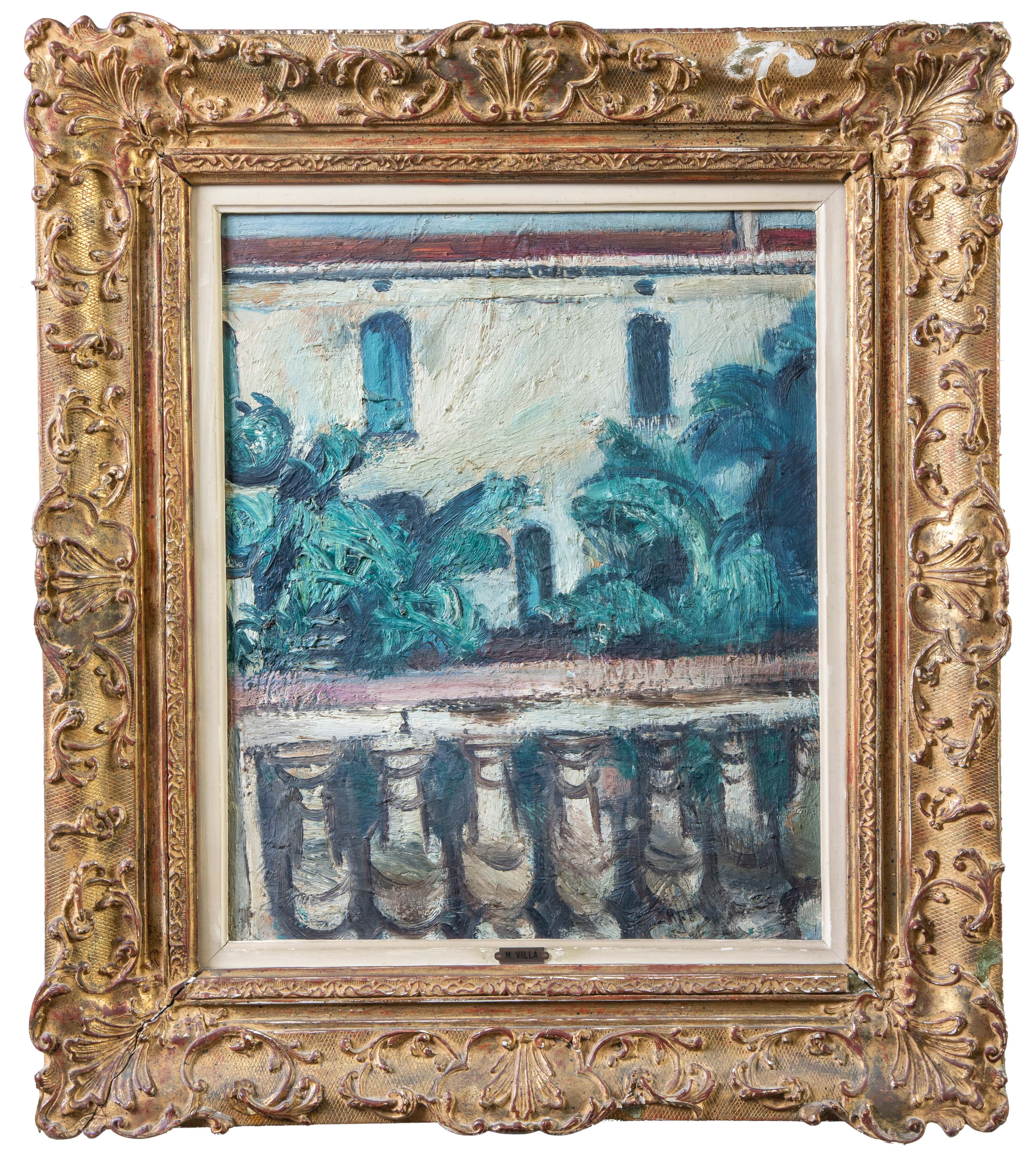 MIQUEL VILLÁ BASSOLS (Barcelona, 1901-El Masnou, 1981)
"Desde el balcón"
1955
Técnica mixta sobre...