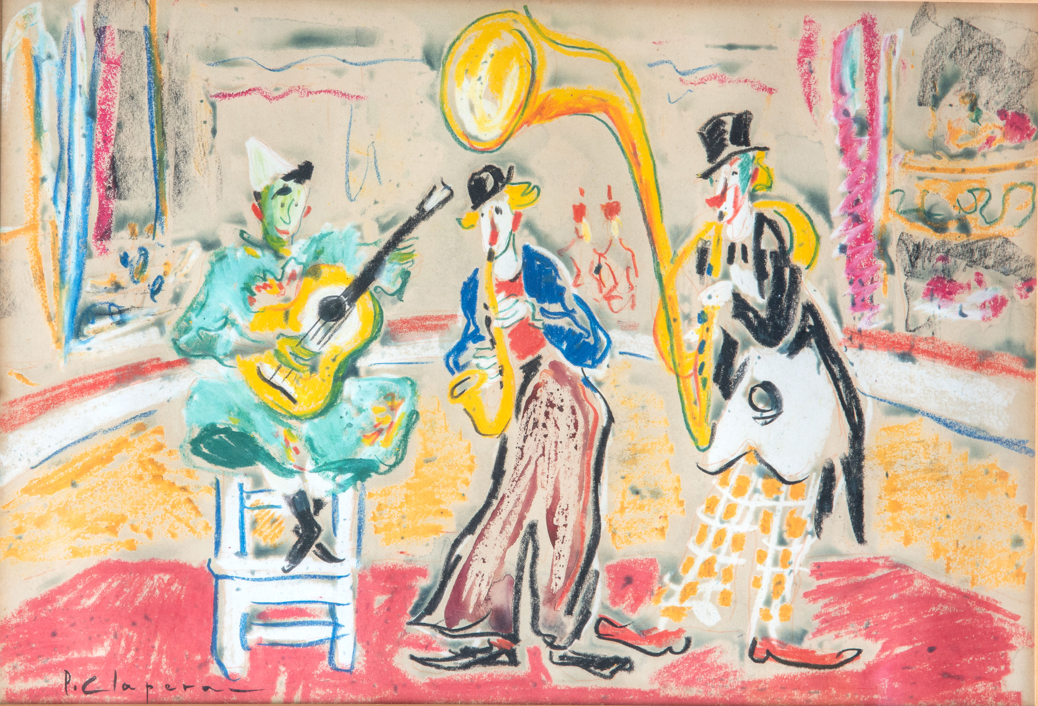 PERE CLAPERA (Barcelona, 1906-1984)
"Payasos"