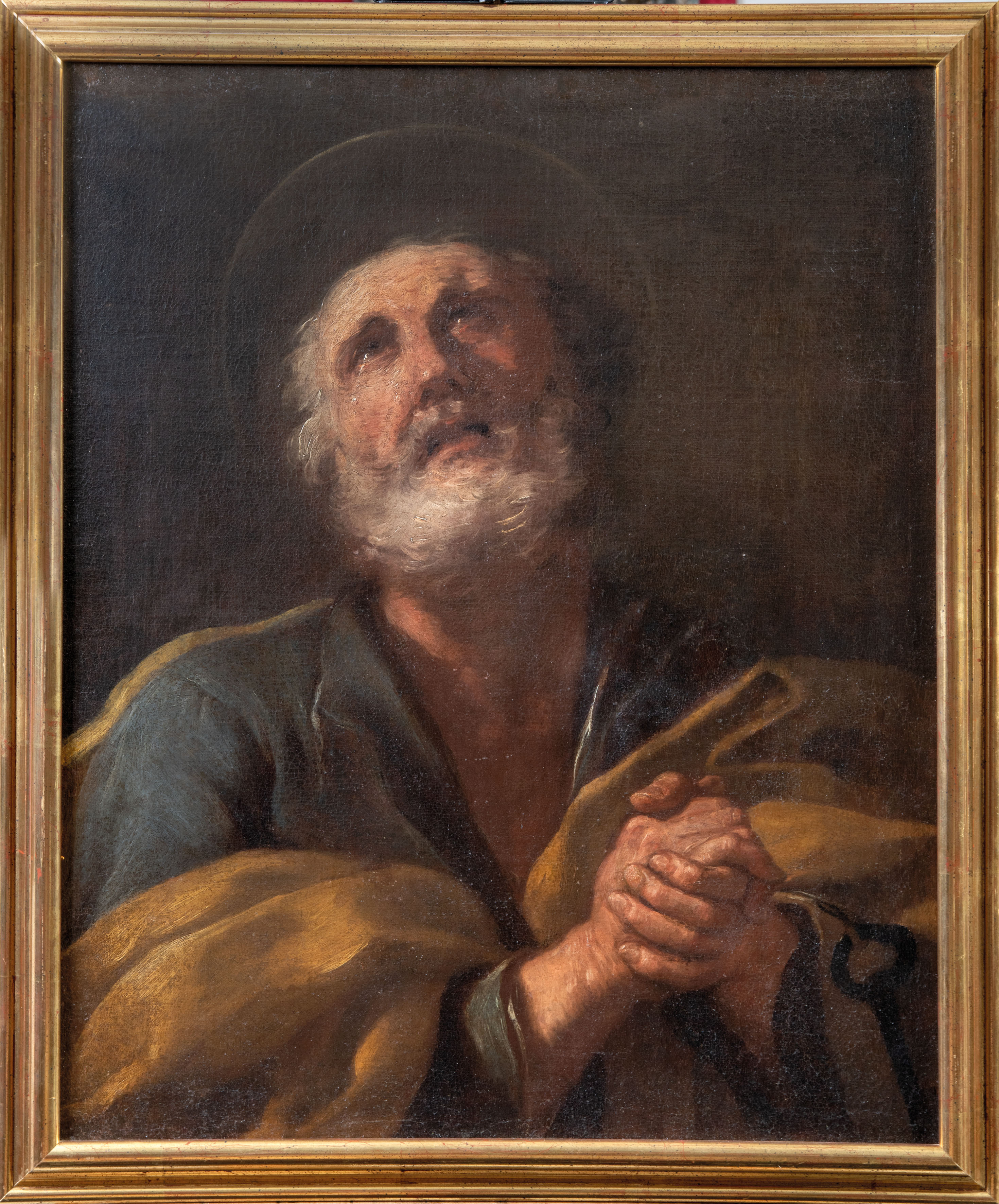 LUCA GIORDANO (Nápoles, 1634-1705)
"Lágrimas de San Pedro"
Óleo sobre lienzo.
Medidas: 74 x 59...